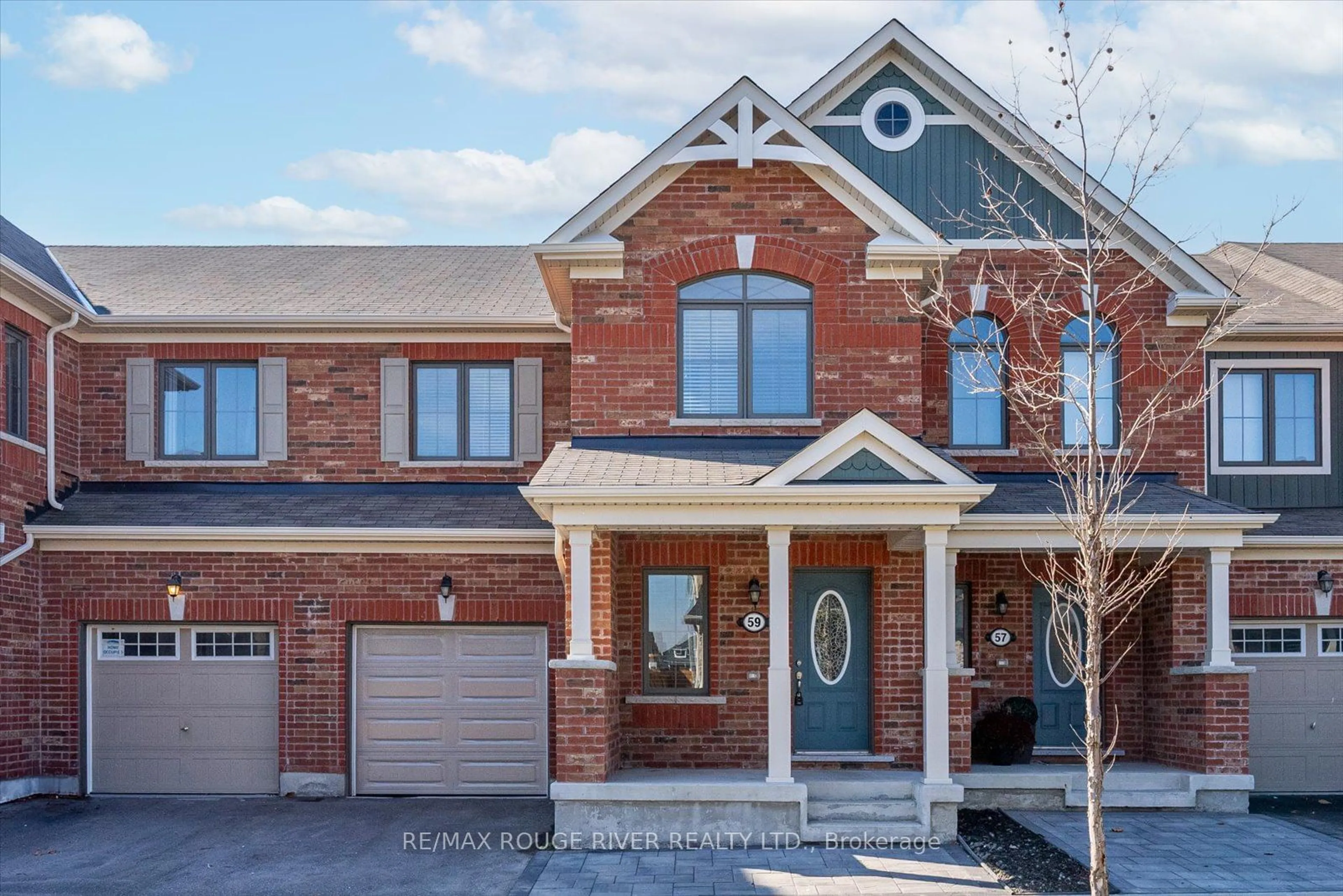 Home with brick exterior material for 59 Littlebeck Cres, Whitby Ontario L1P 0G4