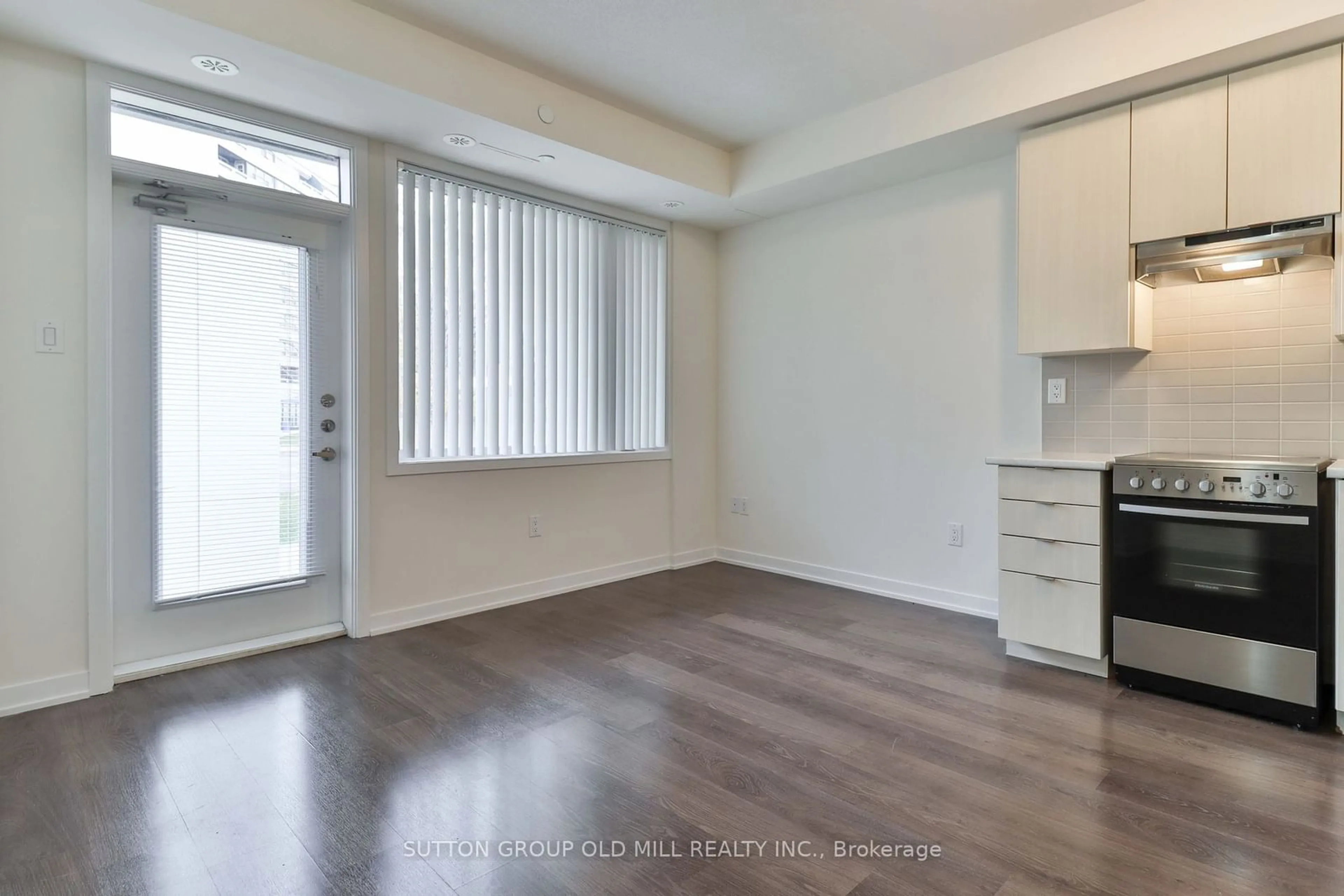 A pic of a room, wood floors for 5155 Sheppard Ave #103, Toronto Ontario M1B 0C8