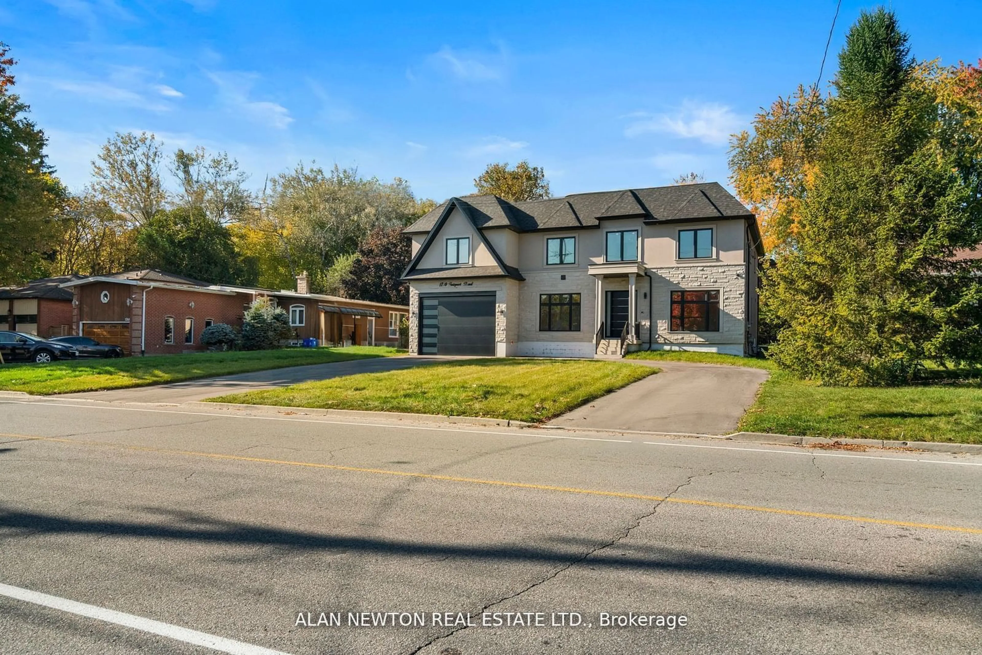 Frontside or backside of a home, the street view for 1750 Fairport Rd, Pickering Ontario L1V 1S8