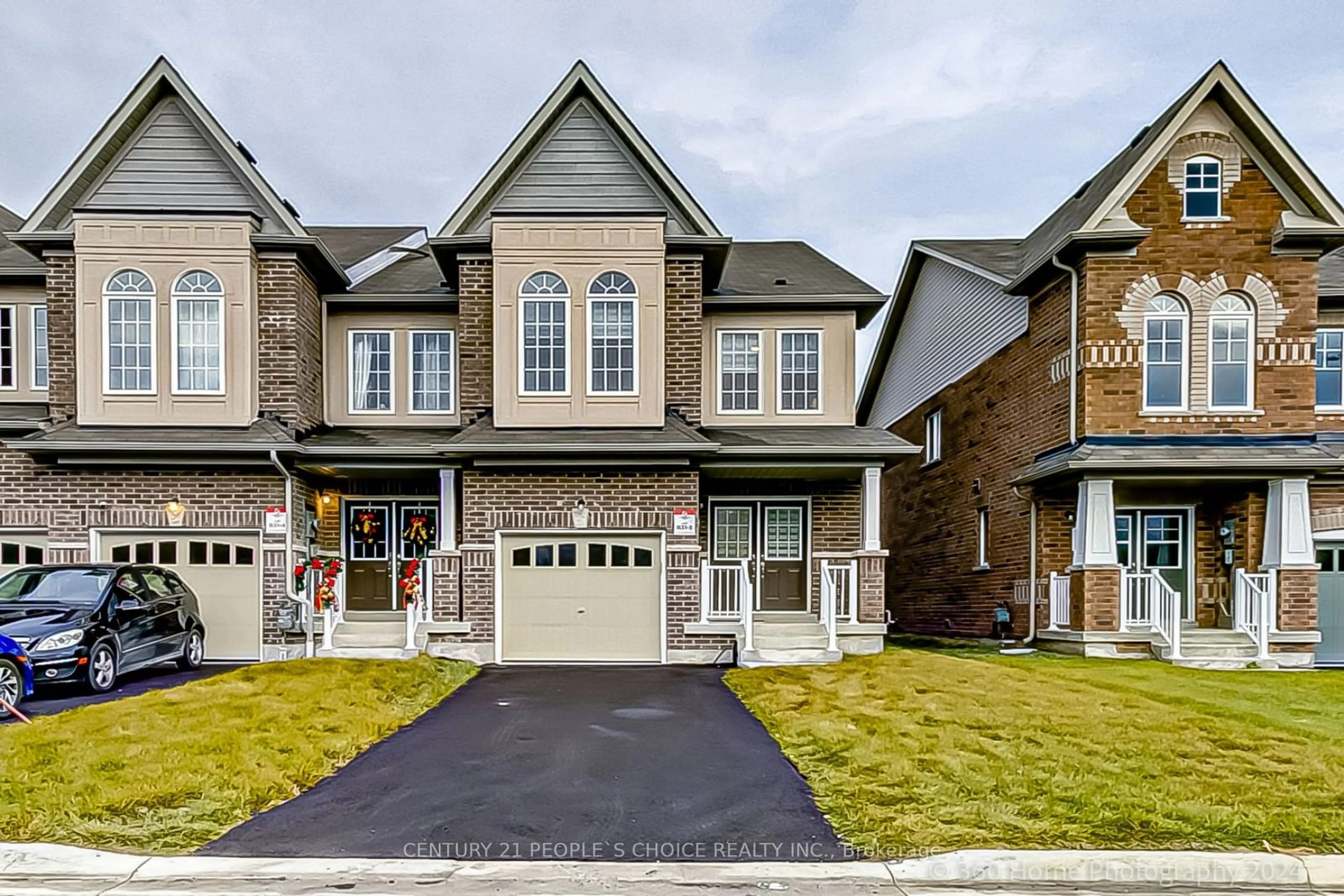 A pic from exterior of the house or condo, the street view for 1202 Jim Brewster Circ, Oshawa Ontario L1G 7S1