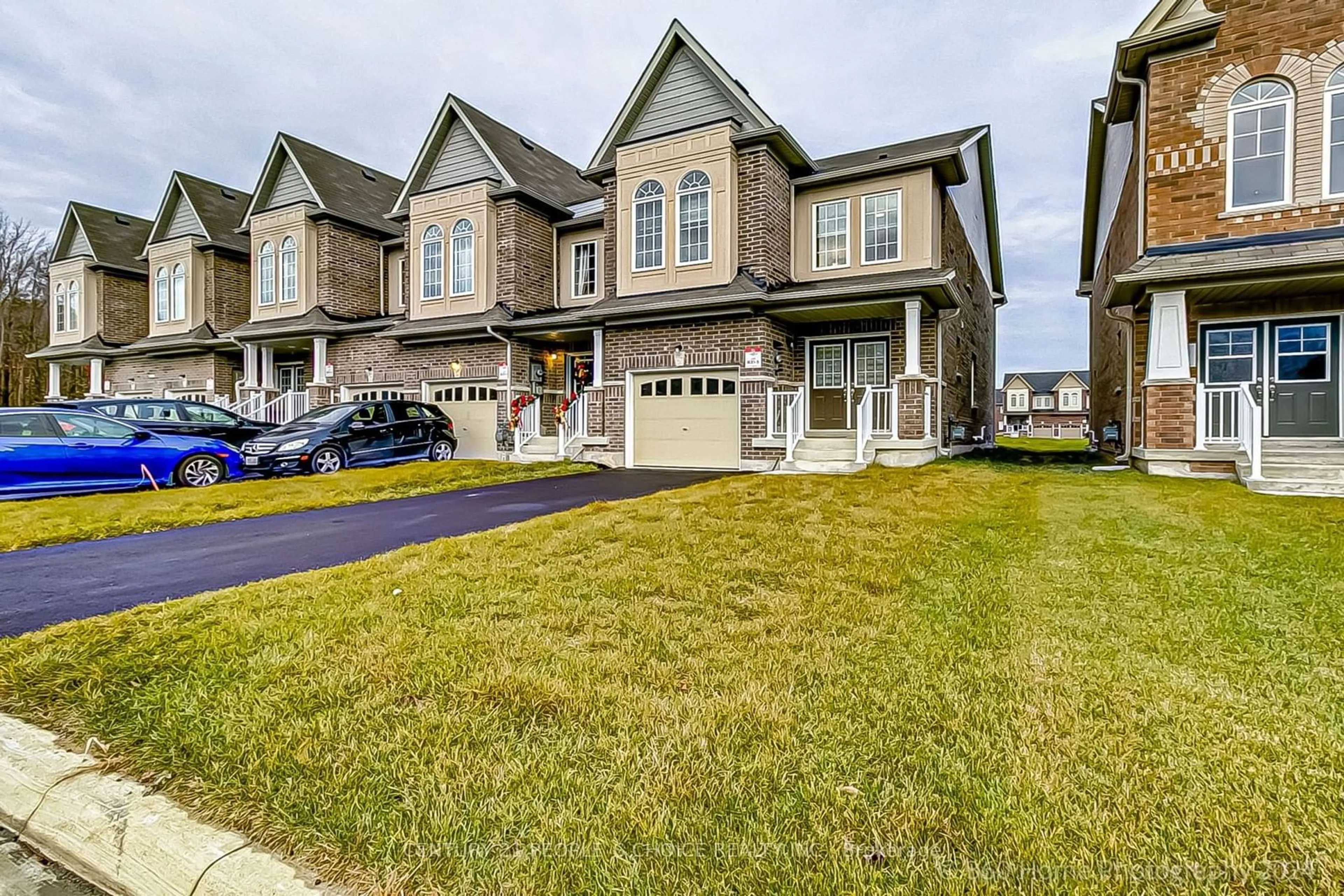 A pic from exterior of the house or condo, the street view for 1202 Jim Brewster Circ, Oshawa Ontario L1G 7S1