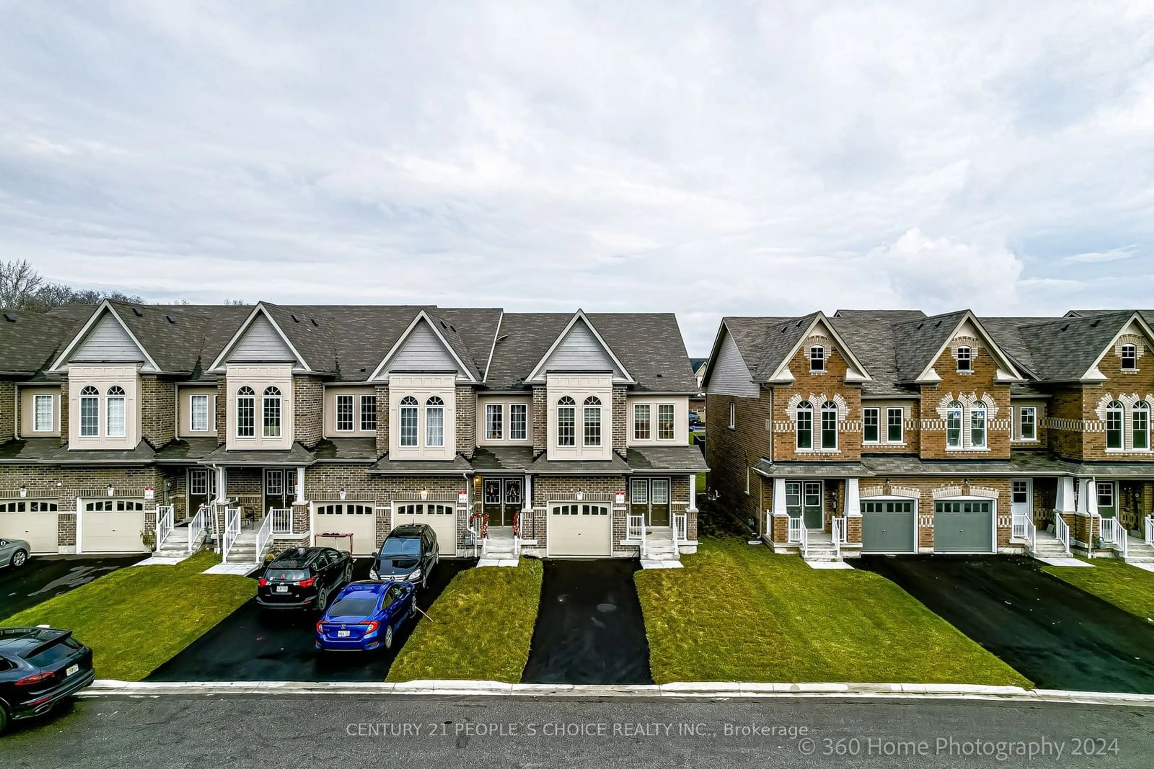 A pic from exterior of the house or condo, the street view for 1202 Jim Brewster Circ, Oshawa Ontario L1G 7S1