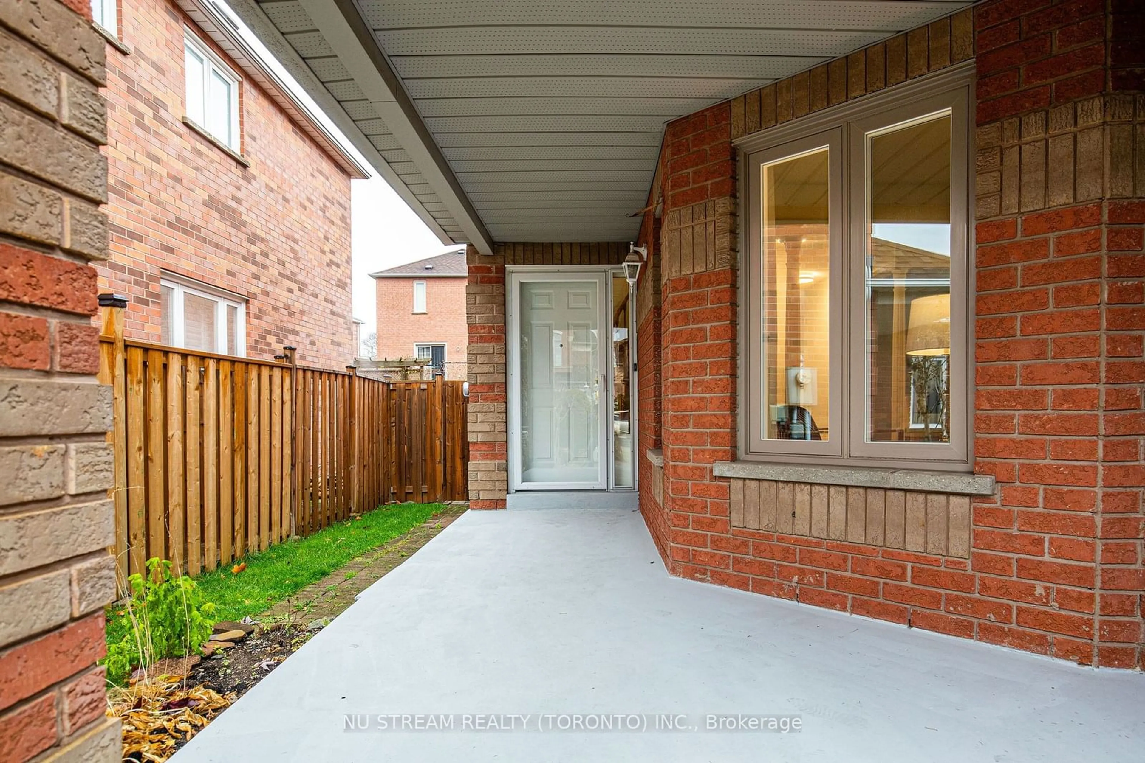 Patio, the fenced backyard for 1419 Sandhurst Cres, Pickering Ontario L1V 6R4