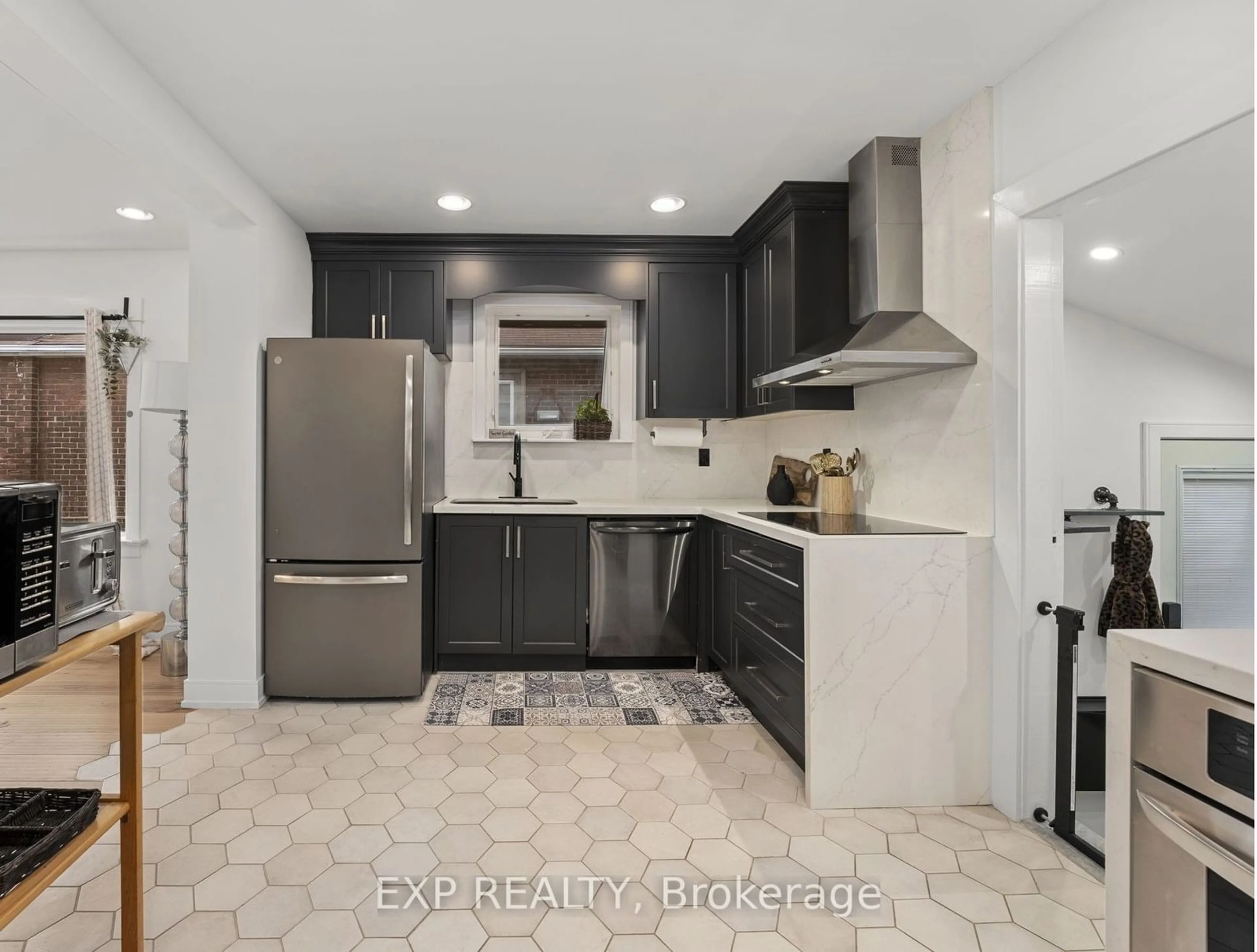 Kitchen, ceramic floors for 48 Westbrook Ave, Toronto Ontario M4C 2G4