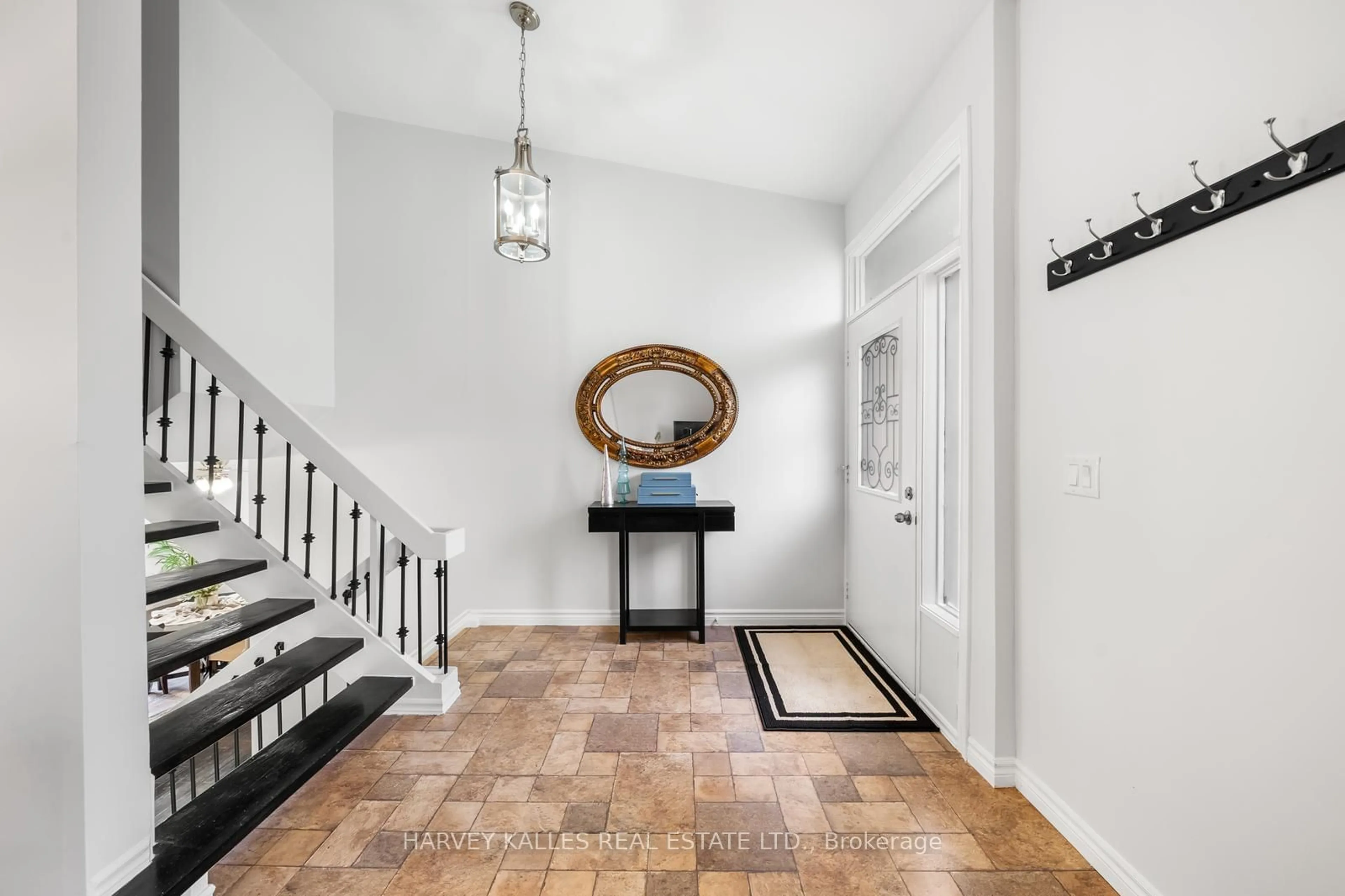 Indoor foyer, wood floors for 38 Follett Crt, Ajax Ontario L1S 2W1