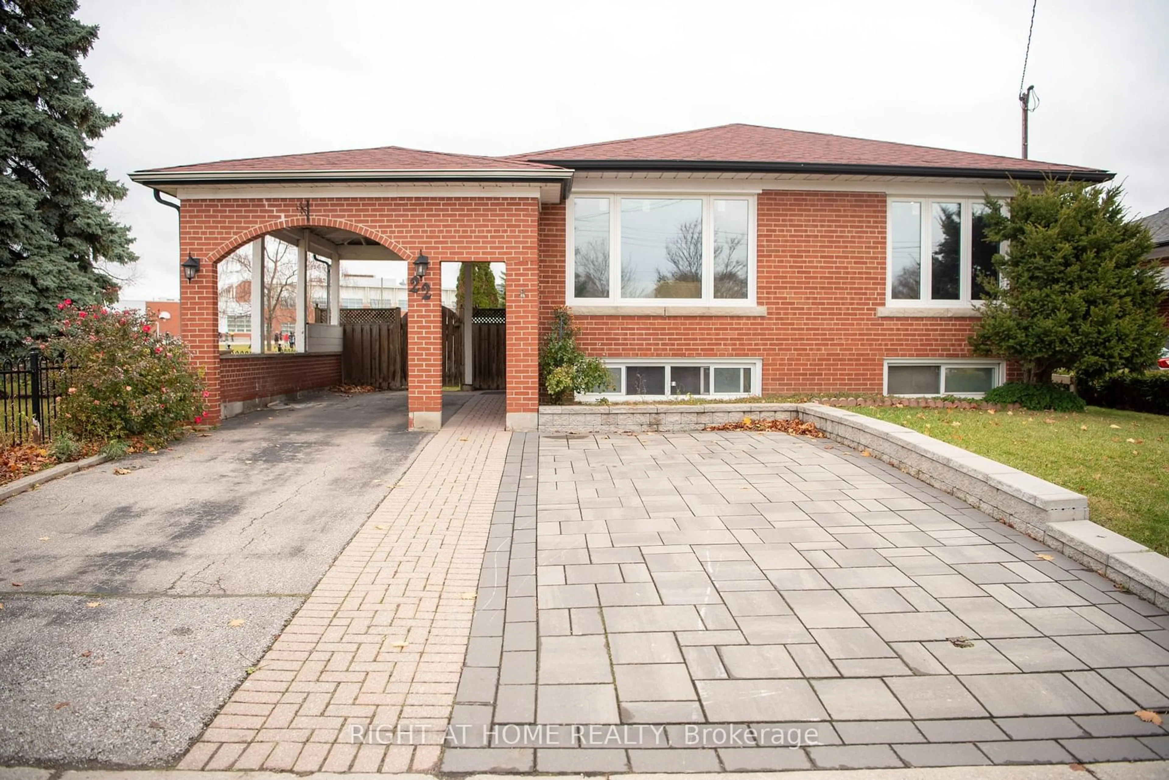 Home with brick exterior material for 22 Beran Dr, Toronto Ontario M1G 1G1