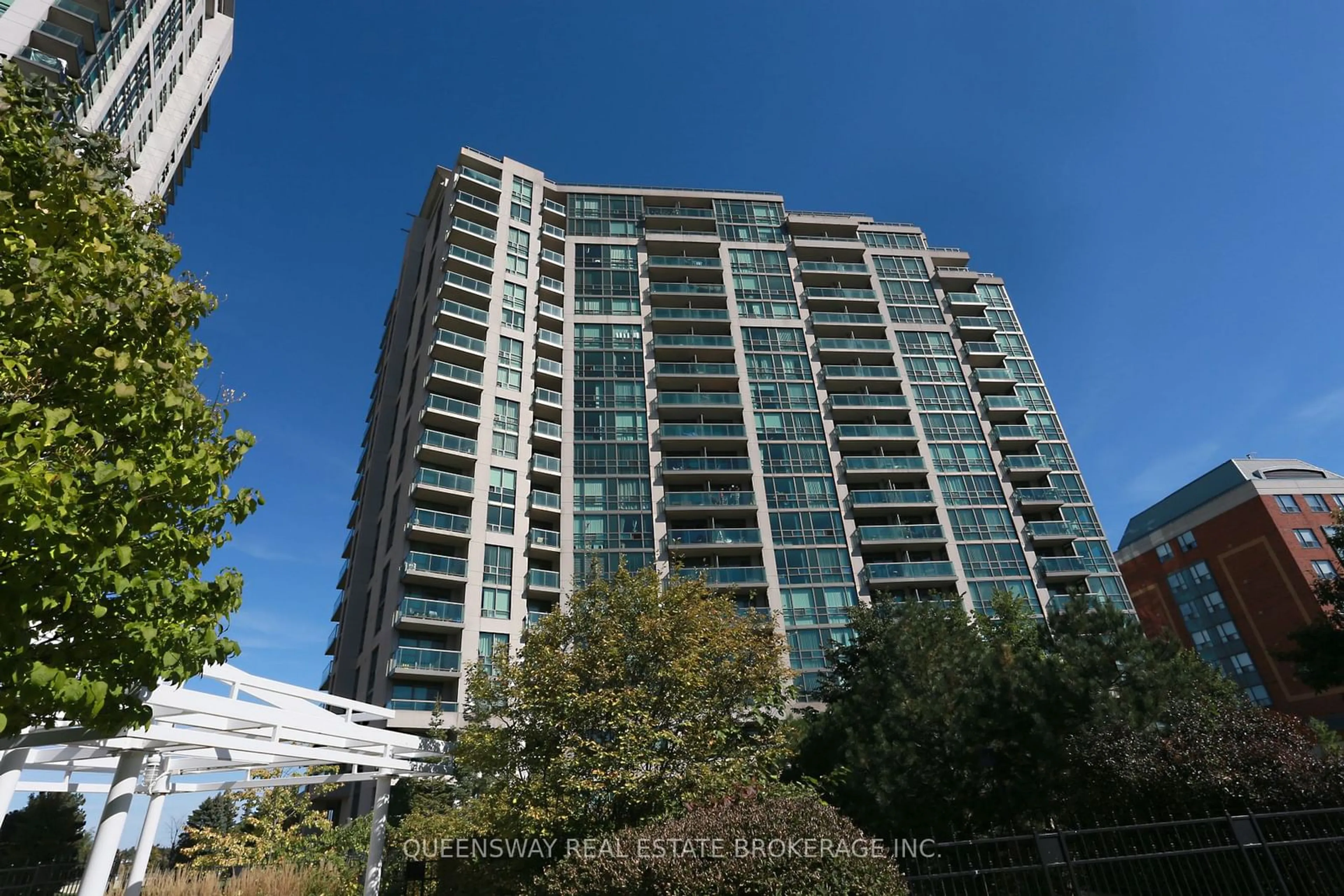 A pic from exterior of the house or condo, the front or back of building for 68 Grangeway Ave #803, Toronto Ontario M1H 0A1