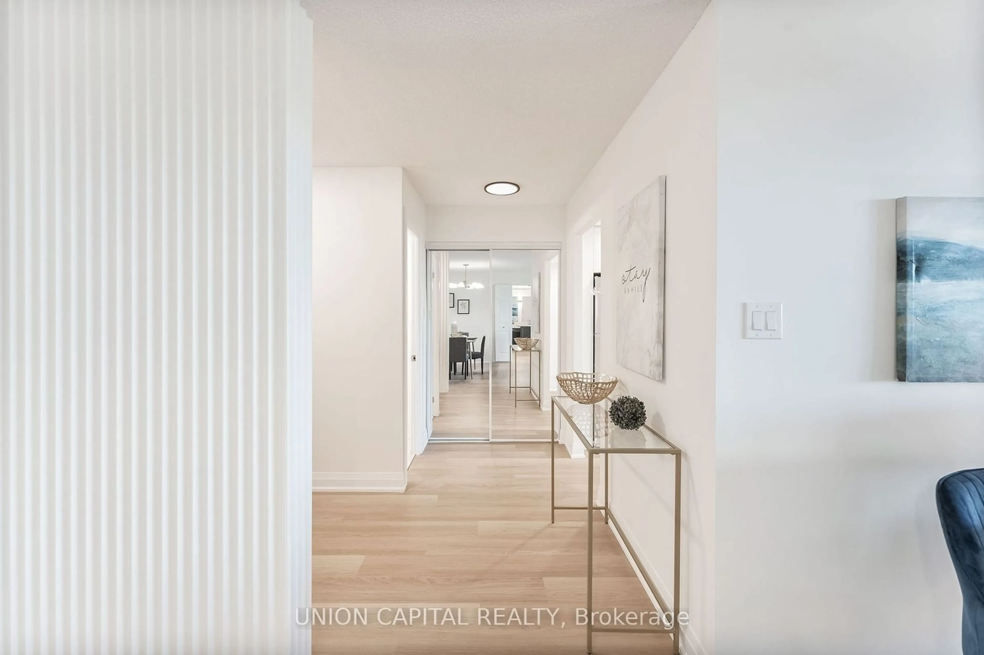 Indoor entryway, wood floors for 2350 Bridletowne Circ #611, Toronto Ontario M1W 3E6