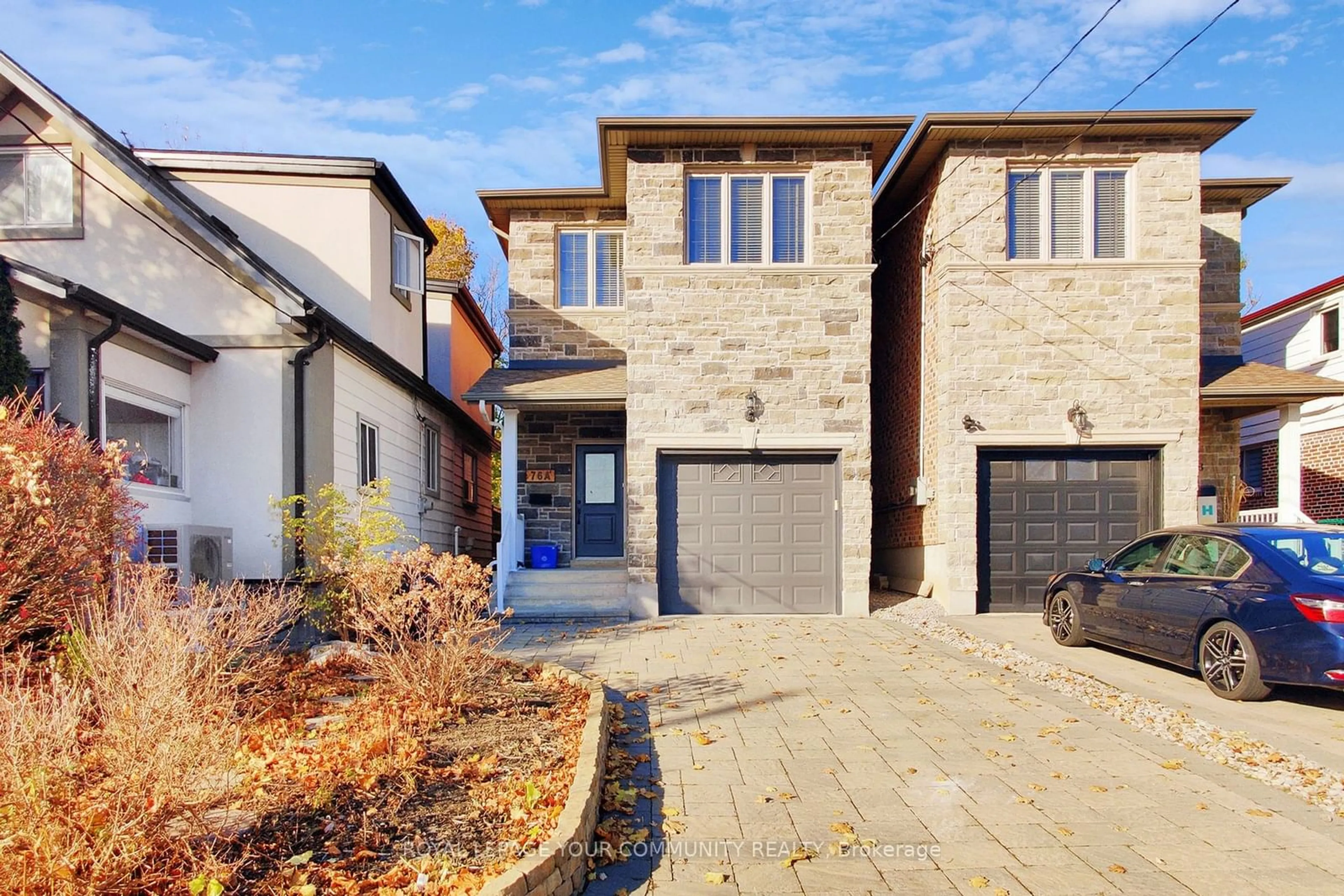 Home with brick exterior material for 76A Amsterdam Ave, Toronto Ontario M4B 2C2