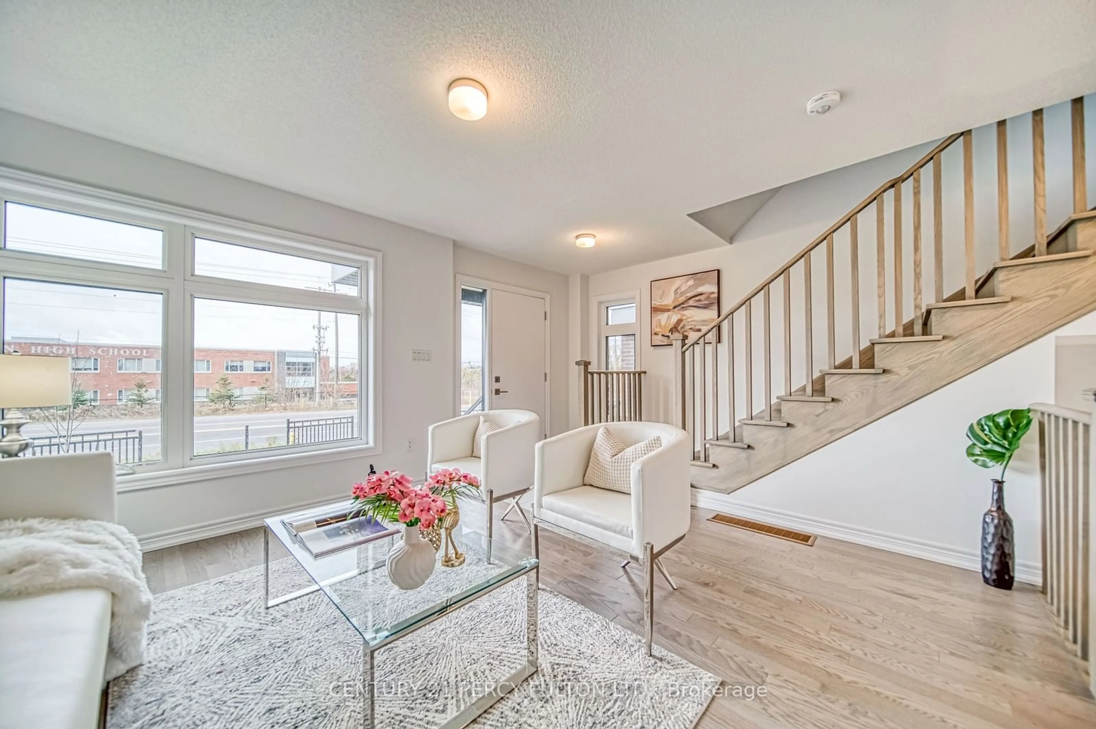 Indoor entryway, wood floors for 53 Sorbara Way, Whitby Ontario L1M 0M4