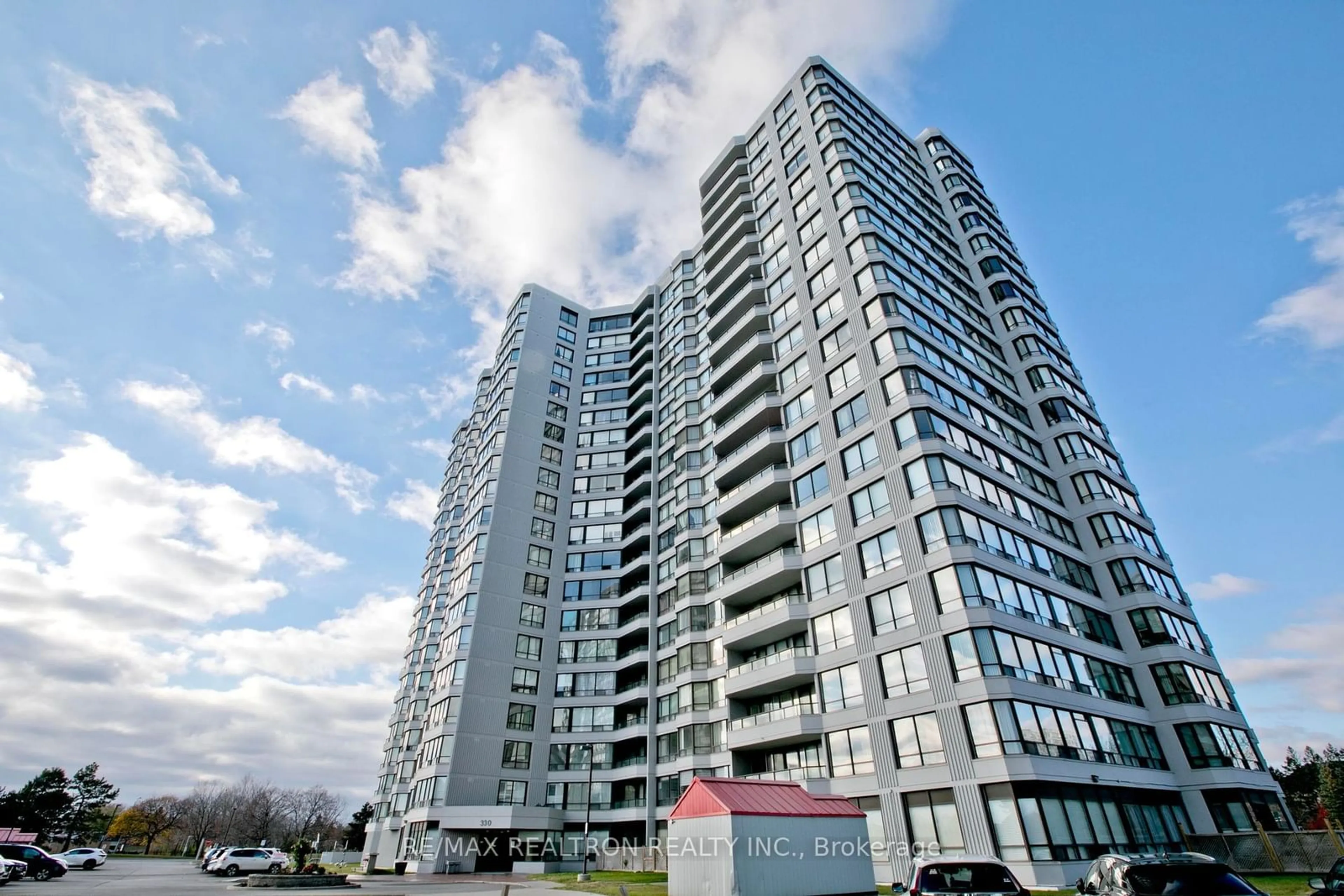 A pic from exterior of the house or condo, the front or back of building for 330 Alton Towers Circ #1710, Toronto Ontario M1V 5H3