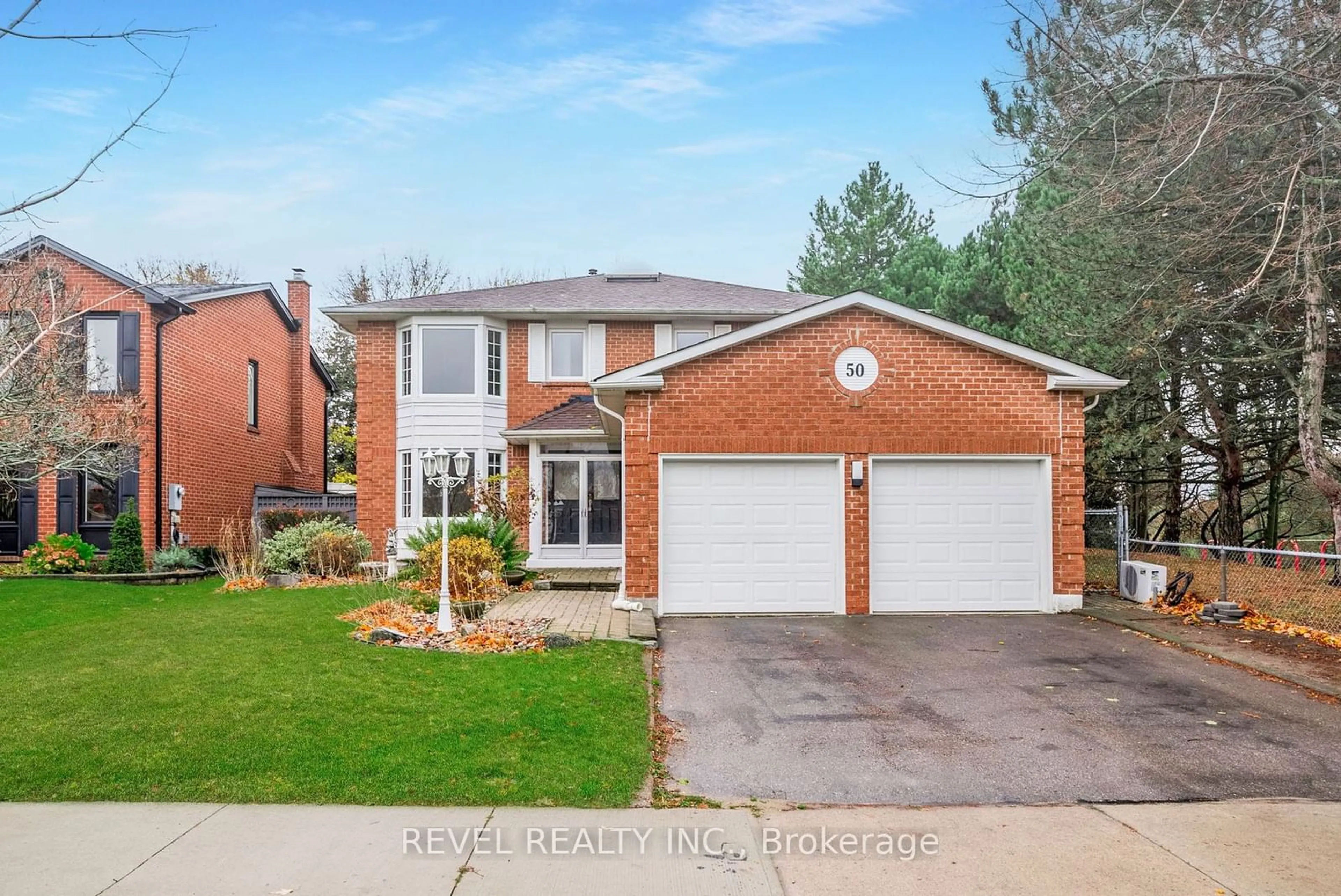 Frontside or backside of a home, the street view for 50 Farrow Cres, Ajax Ontario L1S 4W6