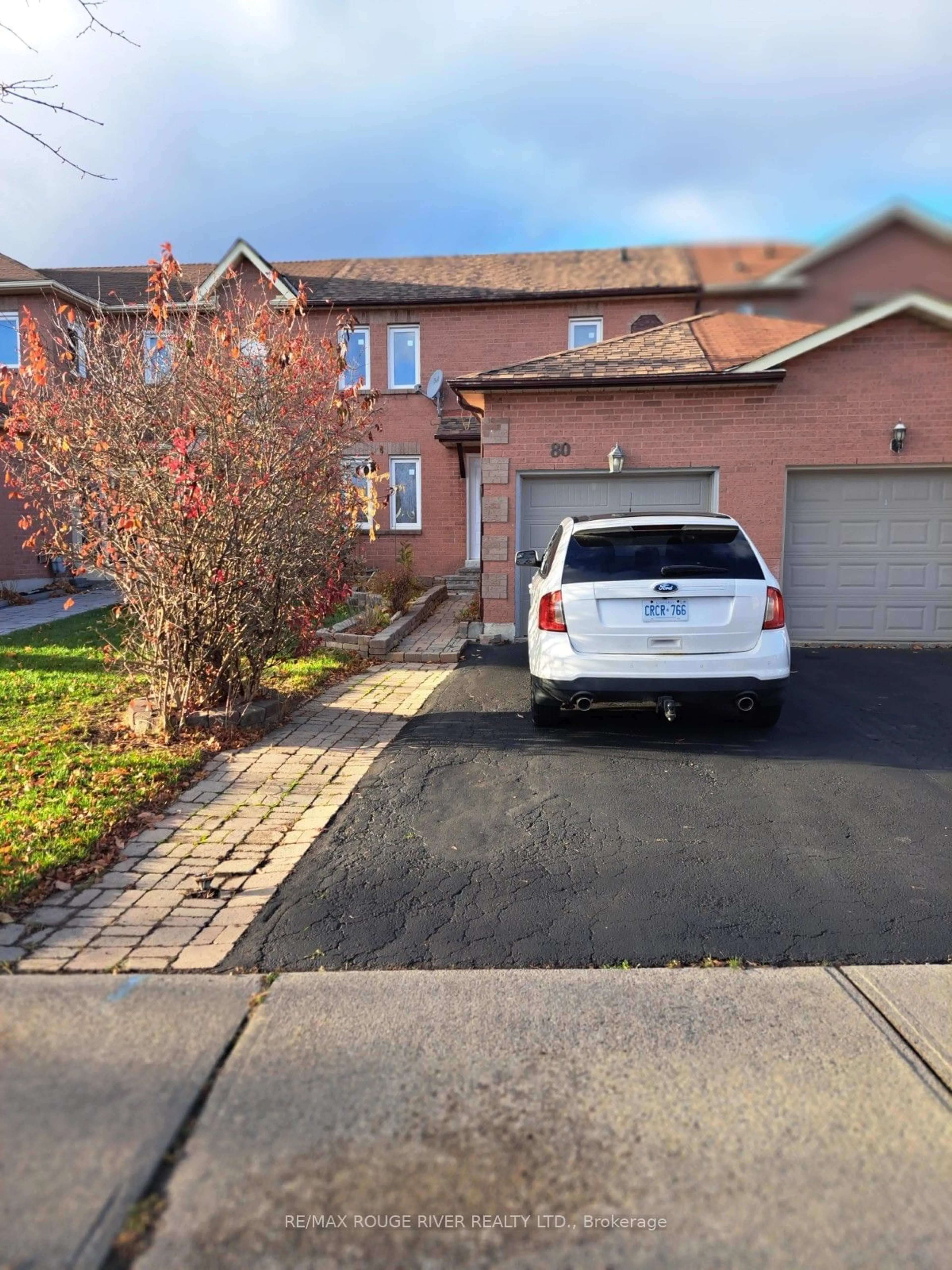 Frontside or backside of a home, the street view for 80 Wright Cres, Ajax Ontario L1S 6X1