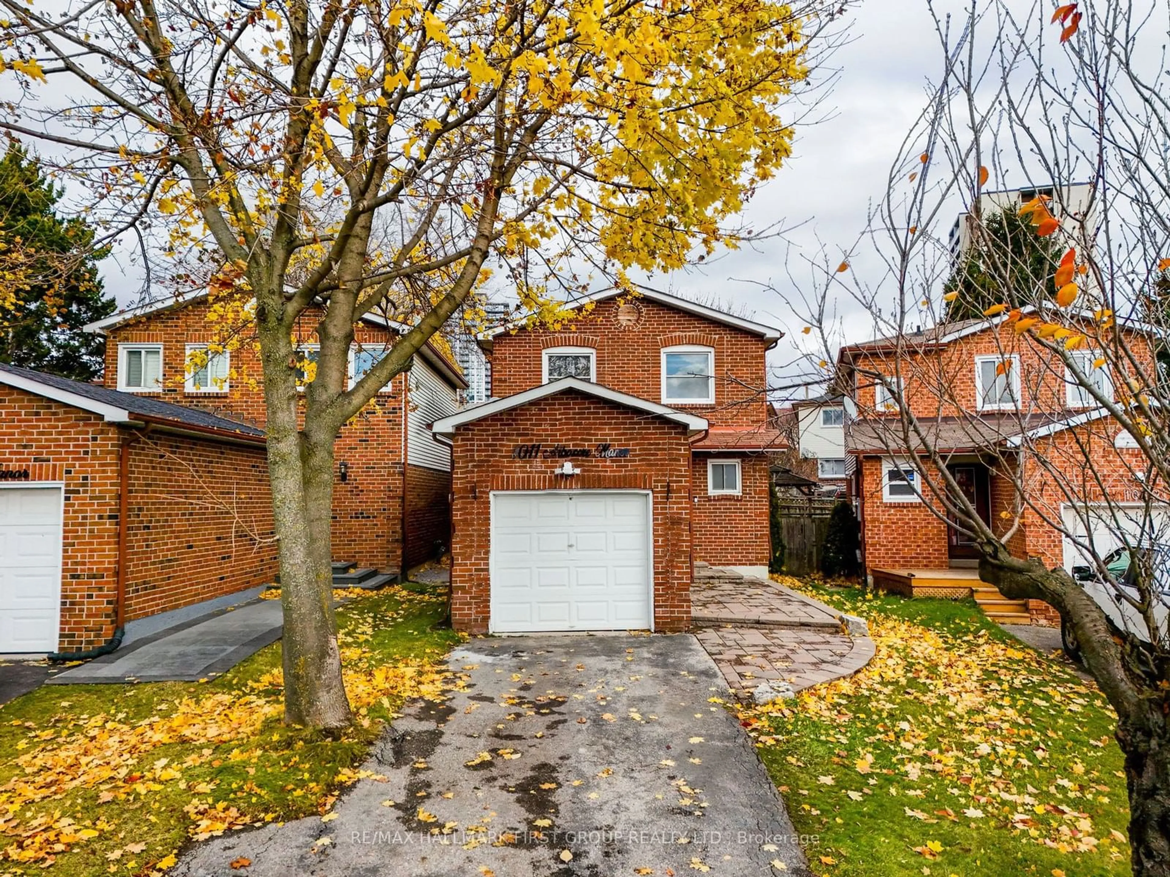 Frontside or backside of a home, the street view for 1011 Albacore Manr, Pickering Ontario L1W 3S9