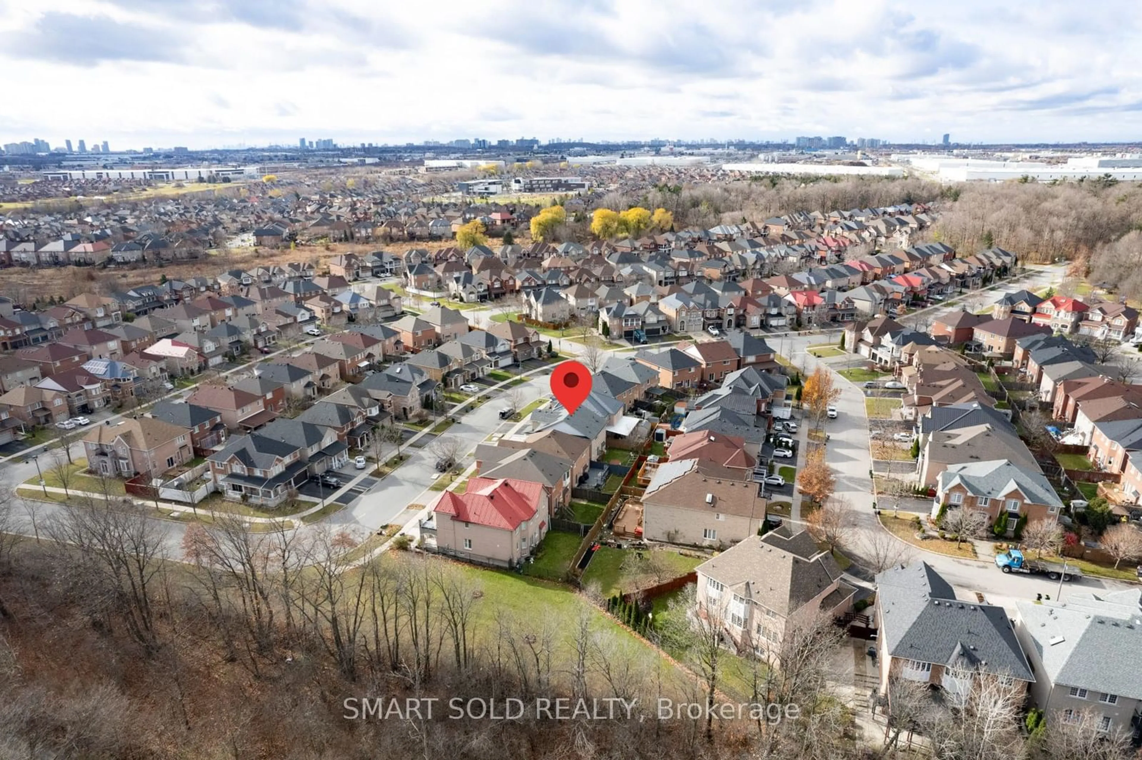 A pic from exterior of the house or condo, the street view for 457 Staines Rd, Toronto Ontario M1X 2B9