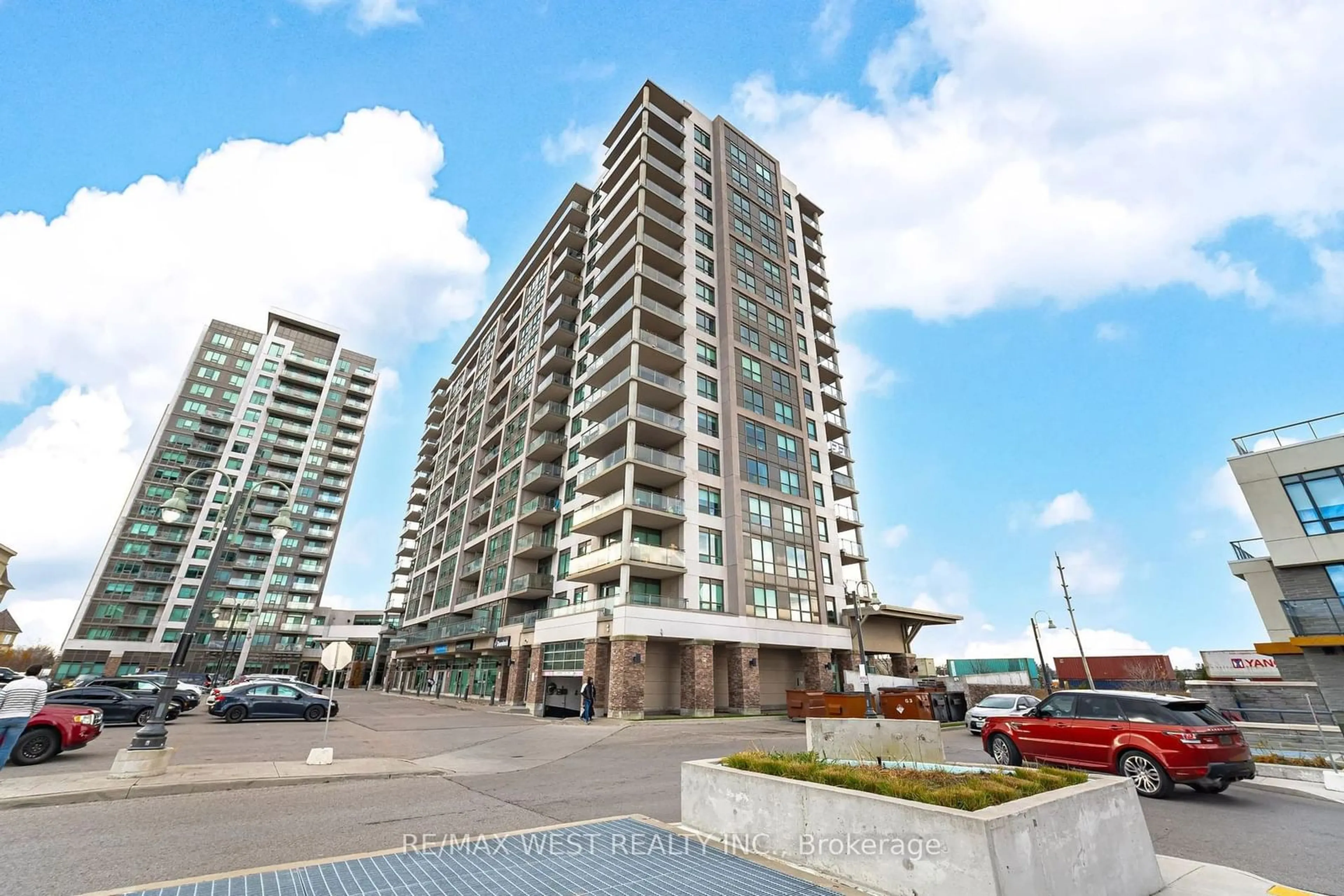 A pic from exterior of the house or condo, the front or back of building for 1235 Bayly St #402, Pickering Ontario L1W 1L7