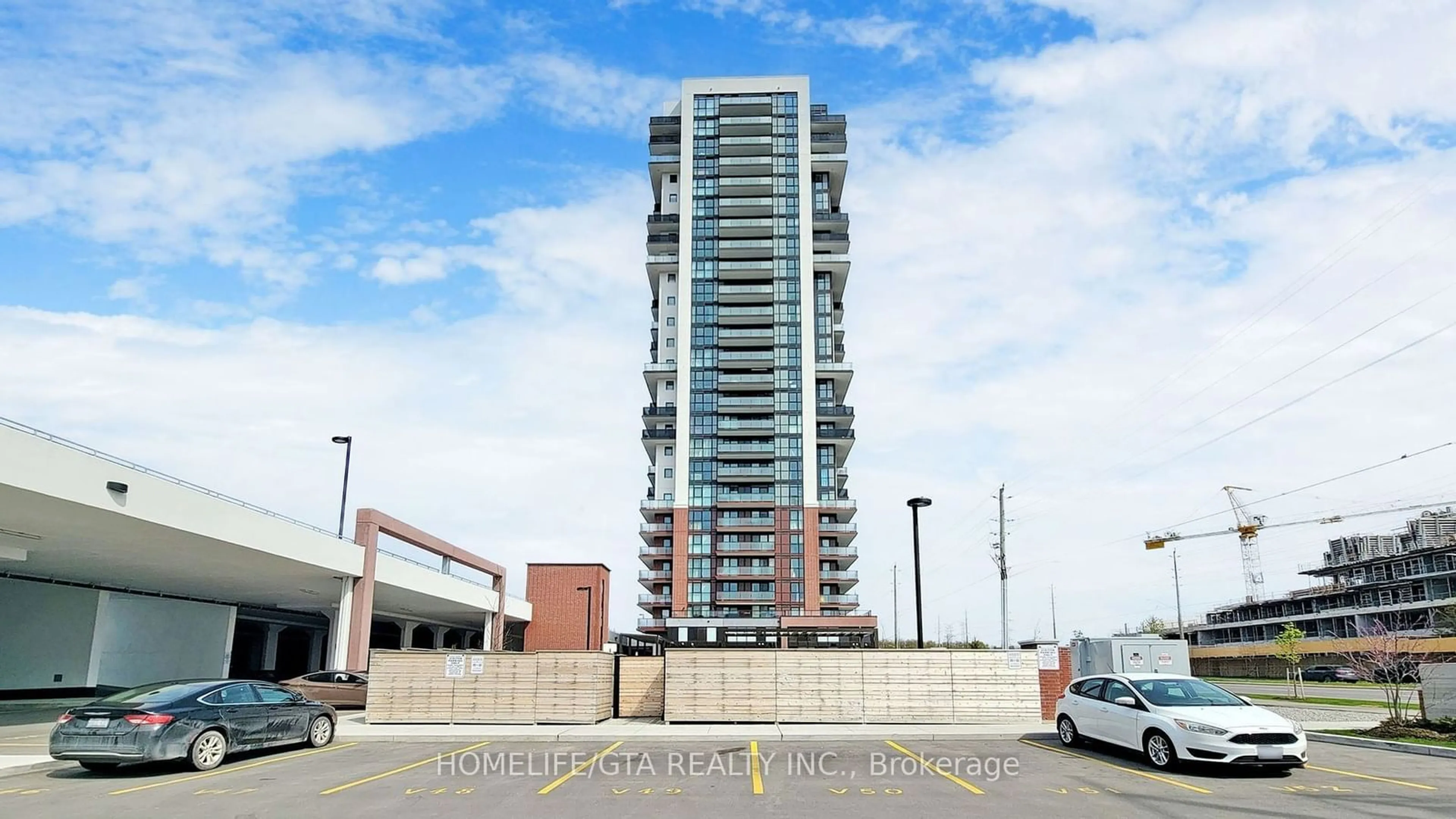 A pic from exterior of the house or condo, the street view for 2550 Simcoe St #1109, Oshawa Ontario L1L 0R5