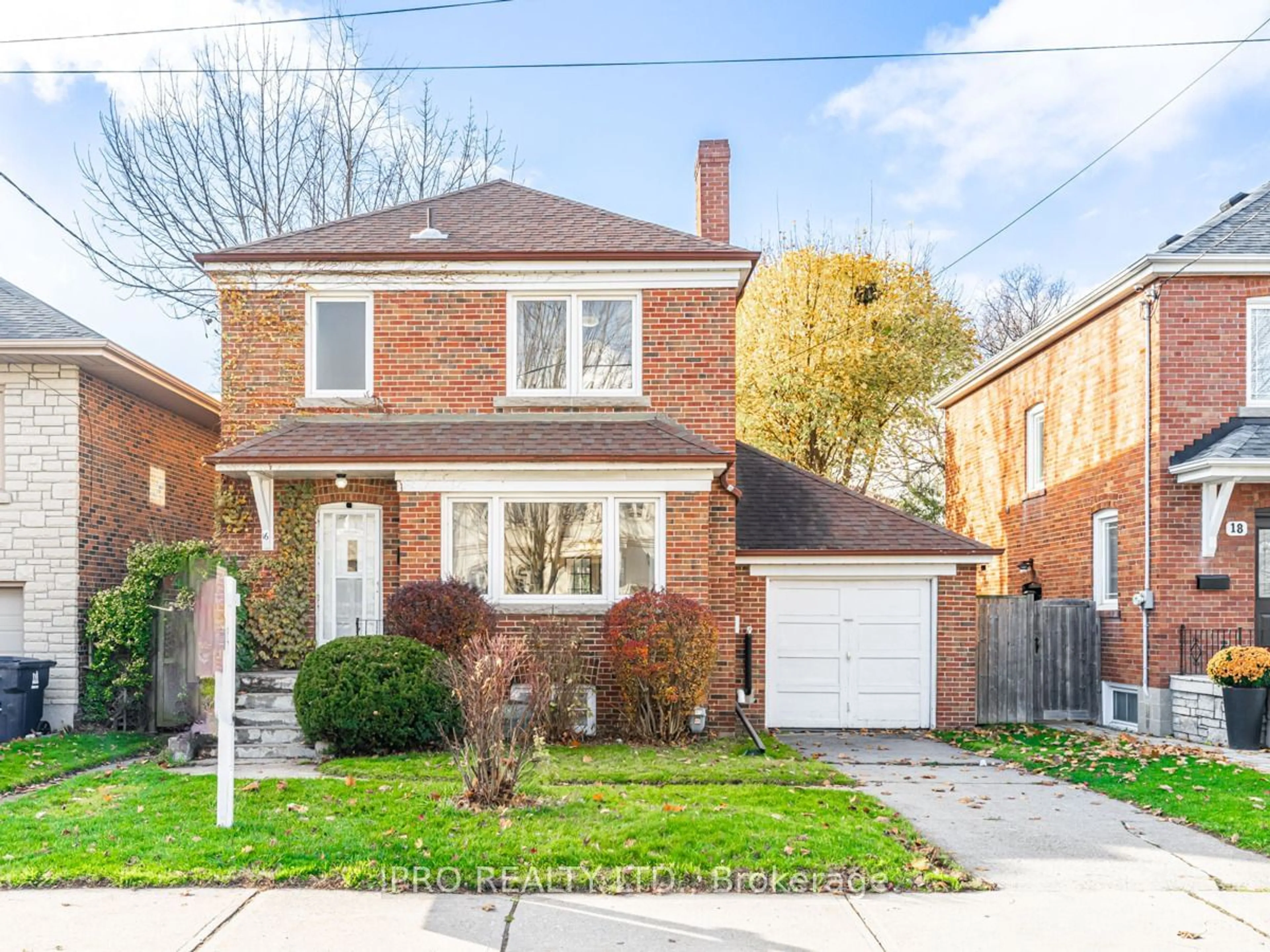 Frontside or backside of a home, the street view for 16 Elswick Rd, Toronto Ontario M4B 2Z5