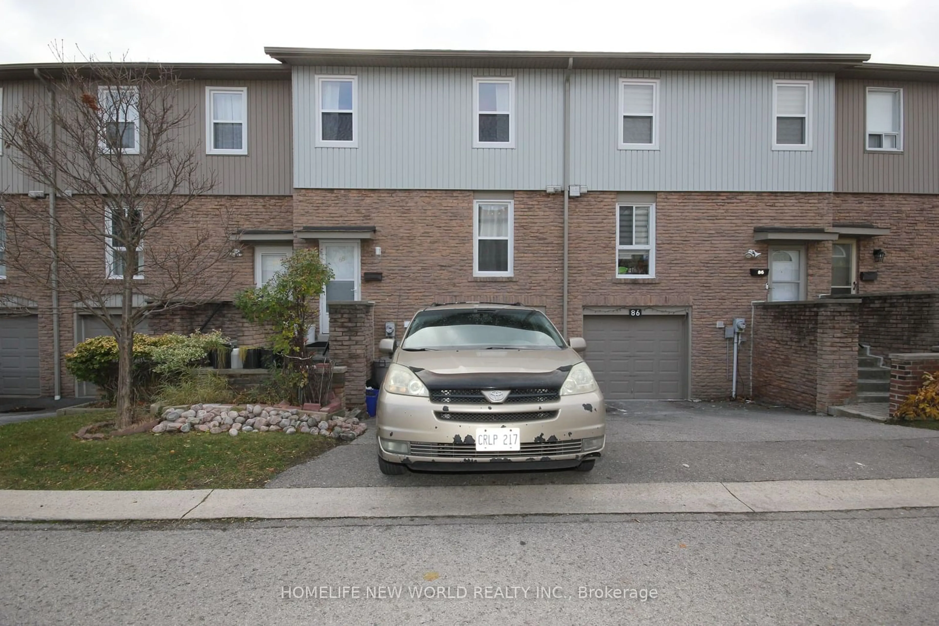 A pic from exterior of the house or condo, the street view for 201 Alexmuir Blvd #88, Toronto Ontario M1V 1S5