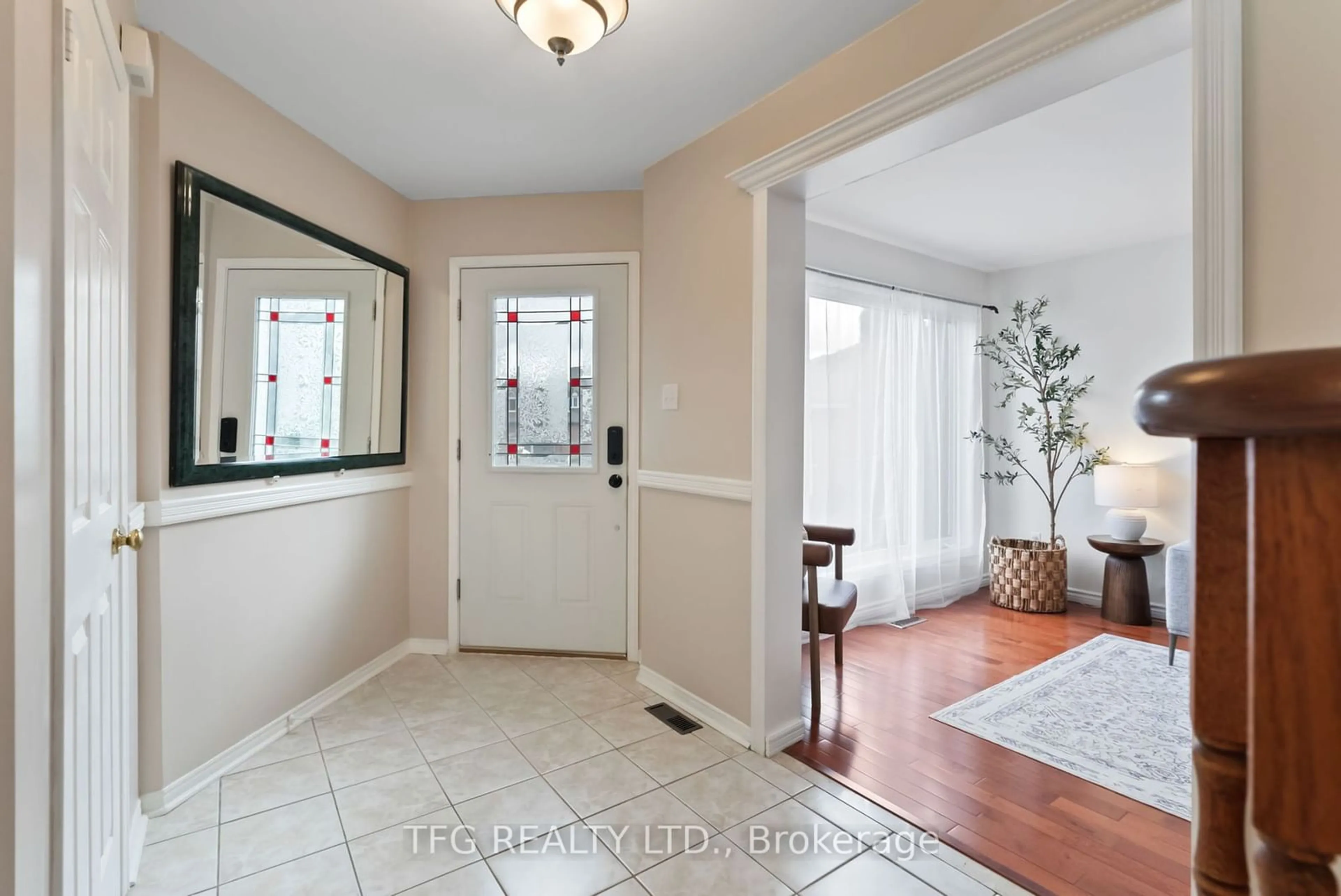 Indoor entryway, wood floors for 1306 Cornell Crt, Pickering Ontario L1X 2P1