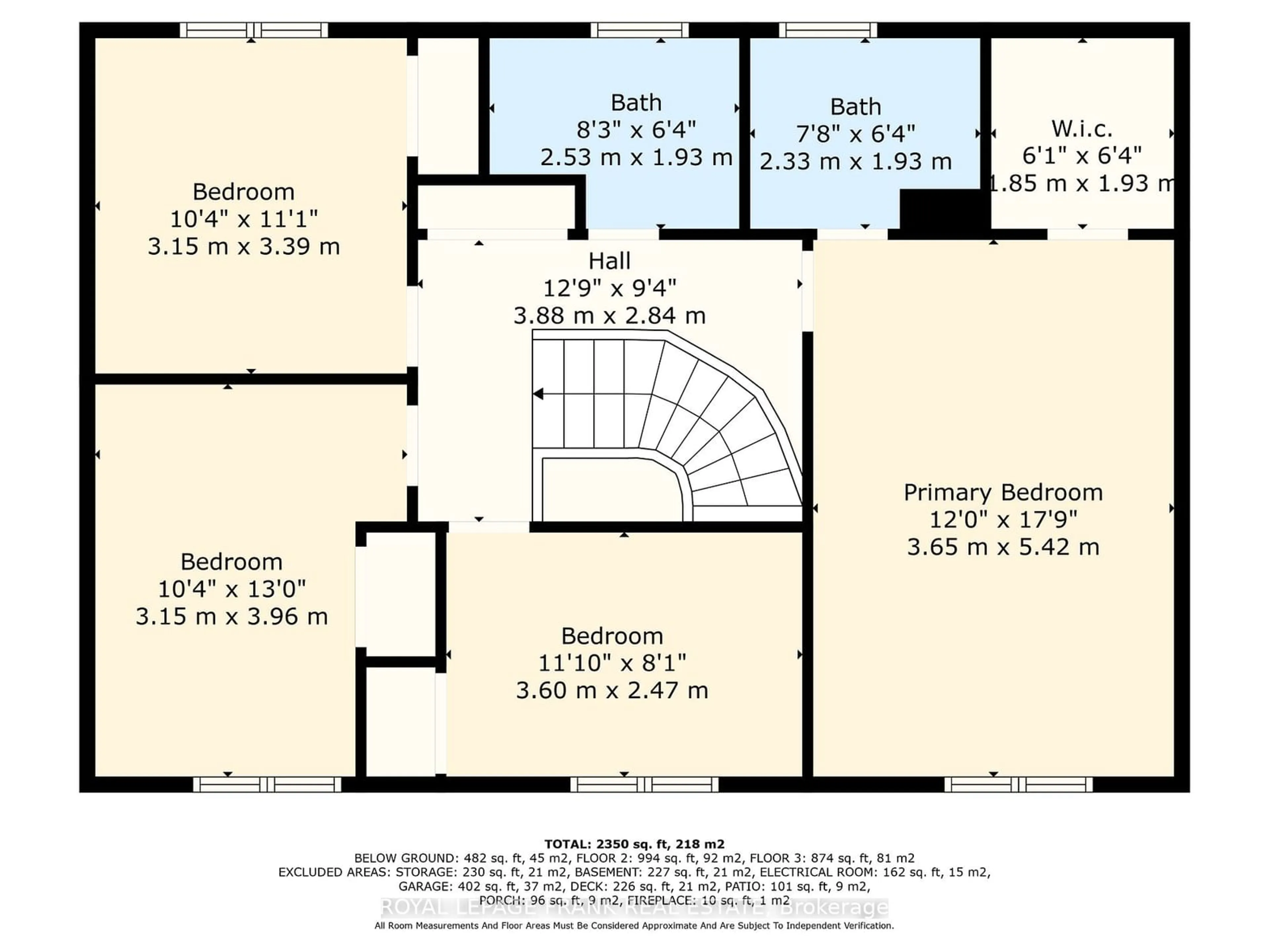 Floor plan for 55 Goldberry Sq, Toronto Ontario M1C 3H6