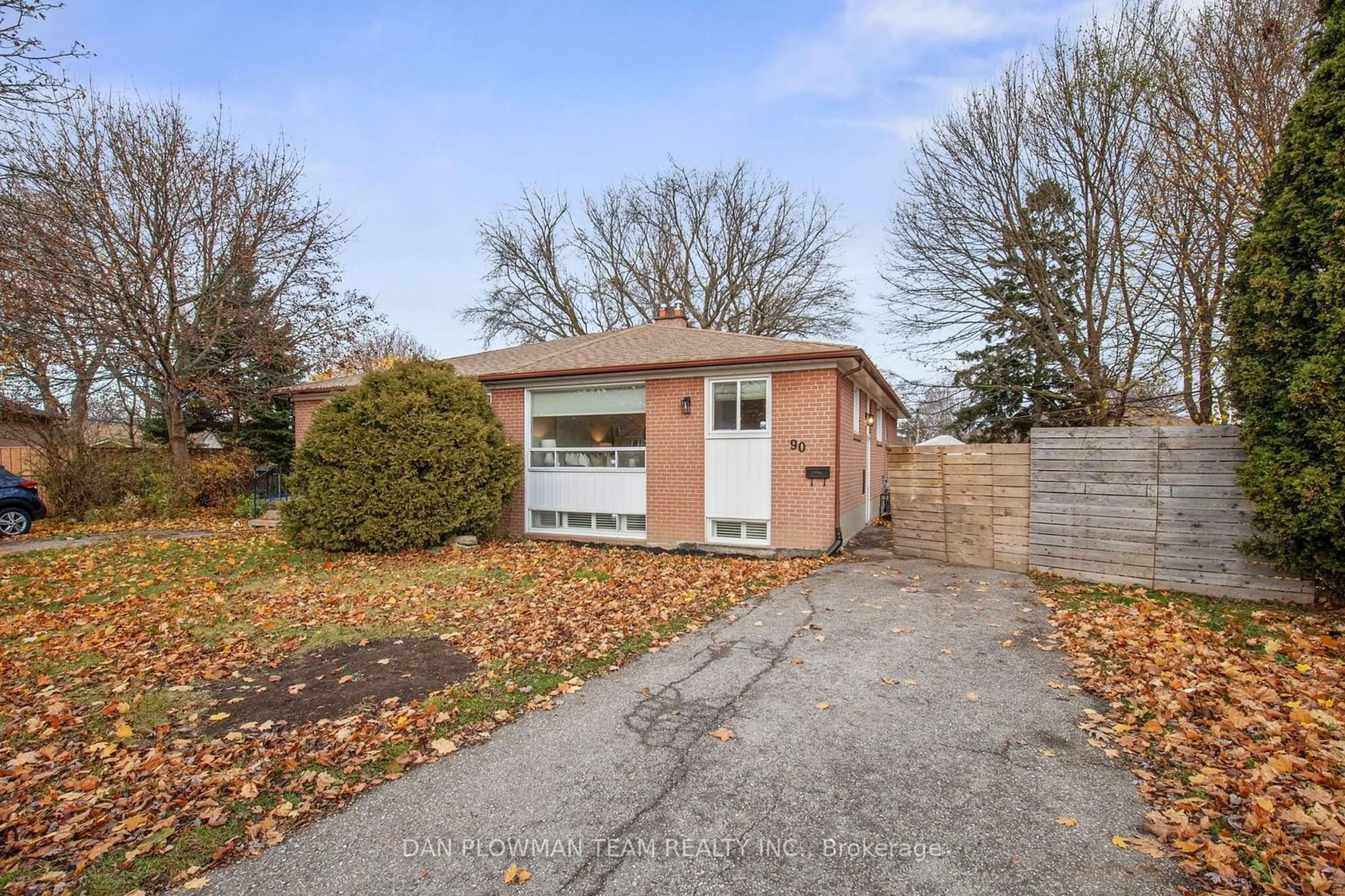 A pic from exterior of the house or condo, the street view for 90 Hurley Rd, Ajax Ontario L1S 1N6