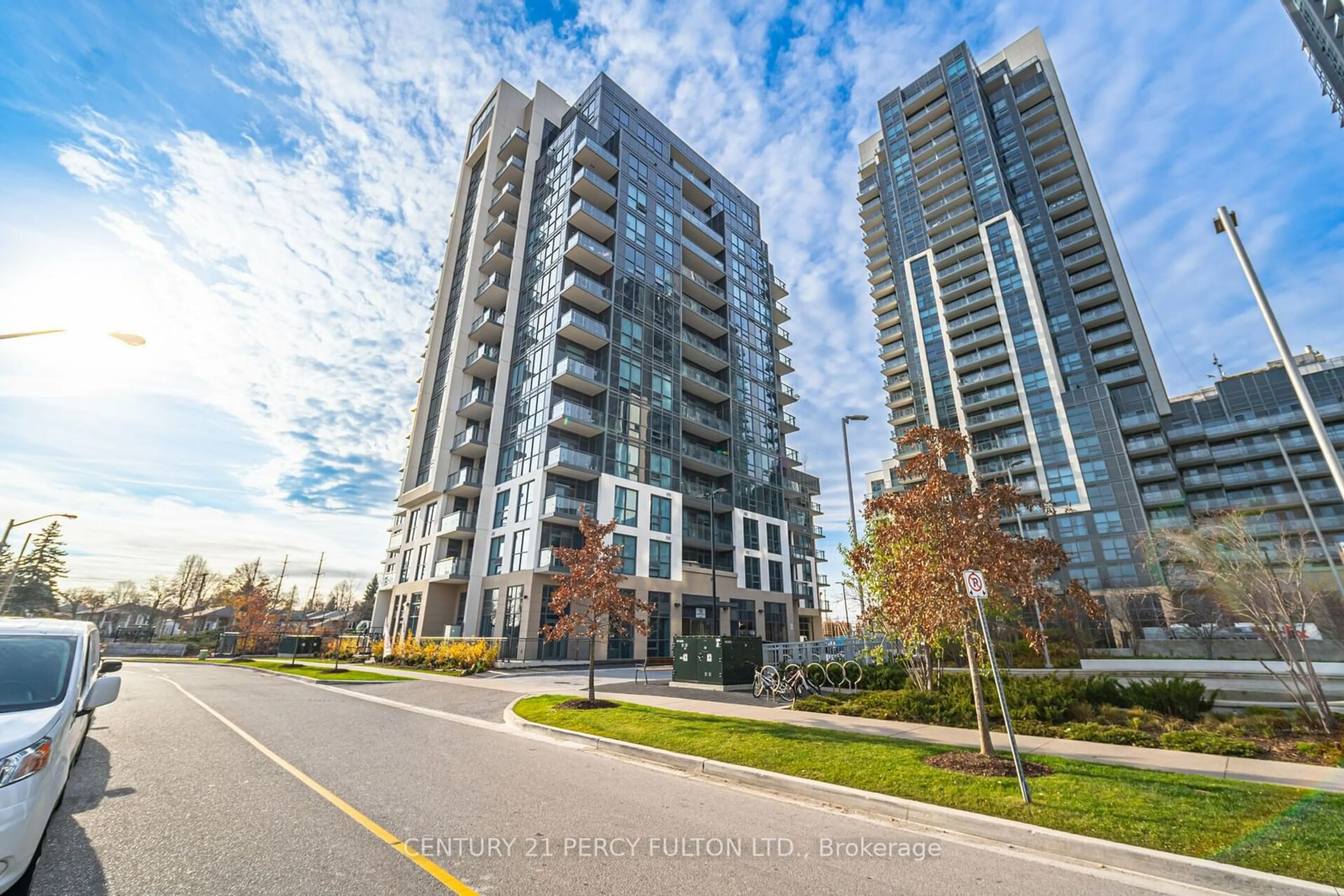 A pic from exterior of the house or condo, the front or back of building for 10 Meadowglen Pl #611, Toronto Ontario M1G 0A8