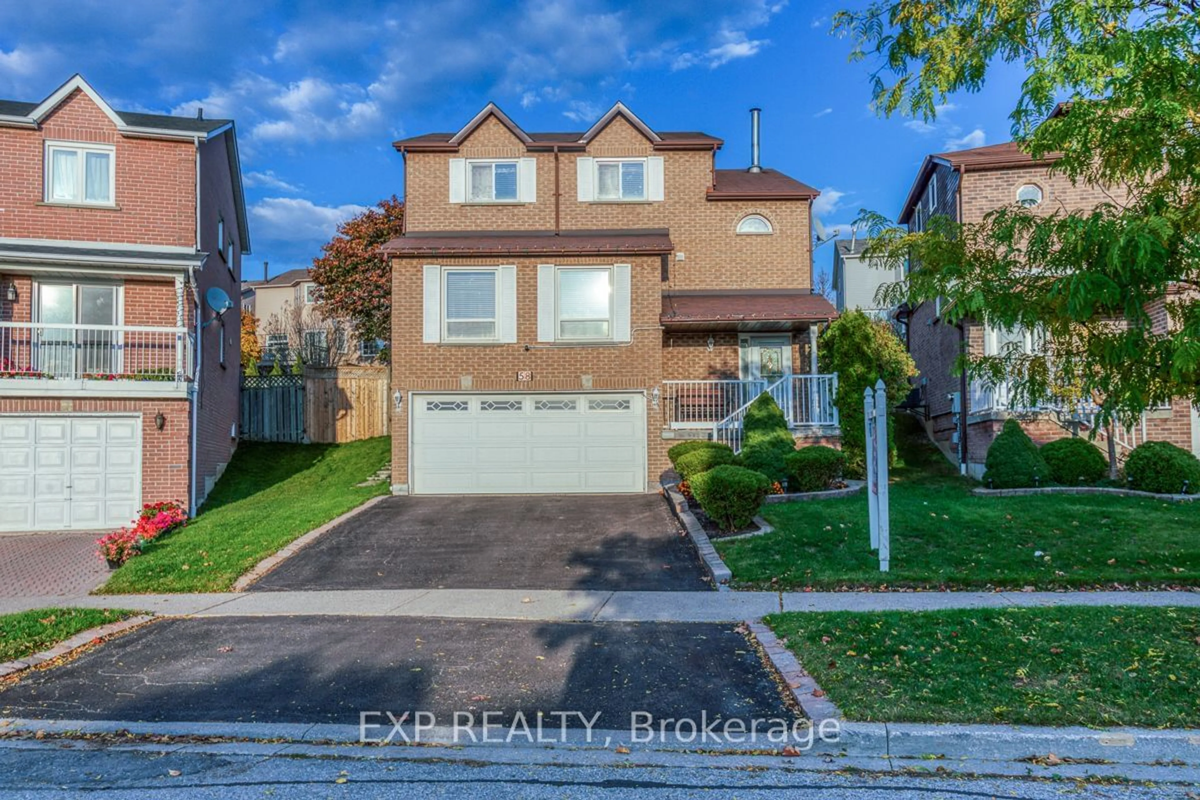 A pic from exterior of the house or condo, the street view for 58 Reed Dr, Ajax Ontario L1S 5R9