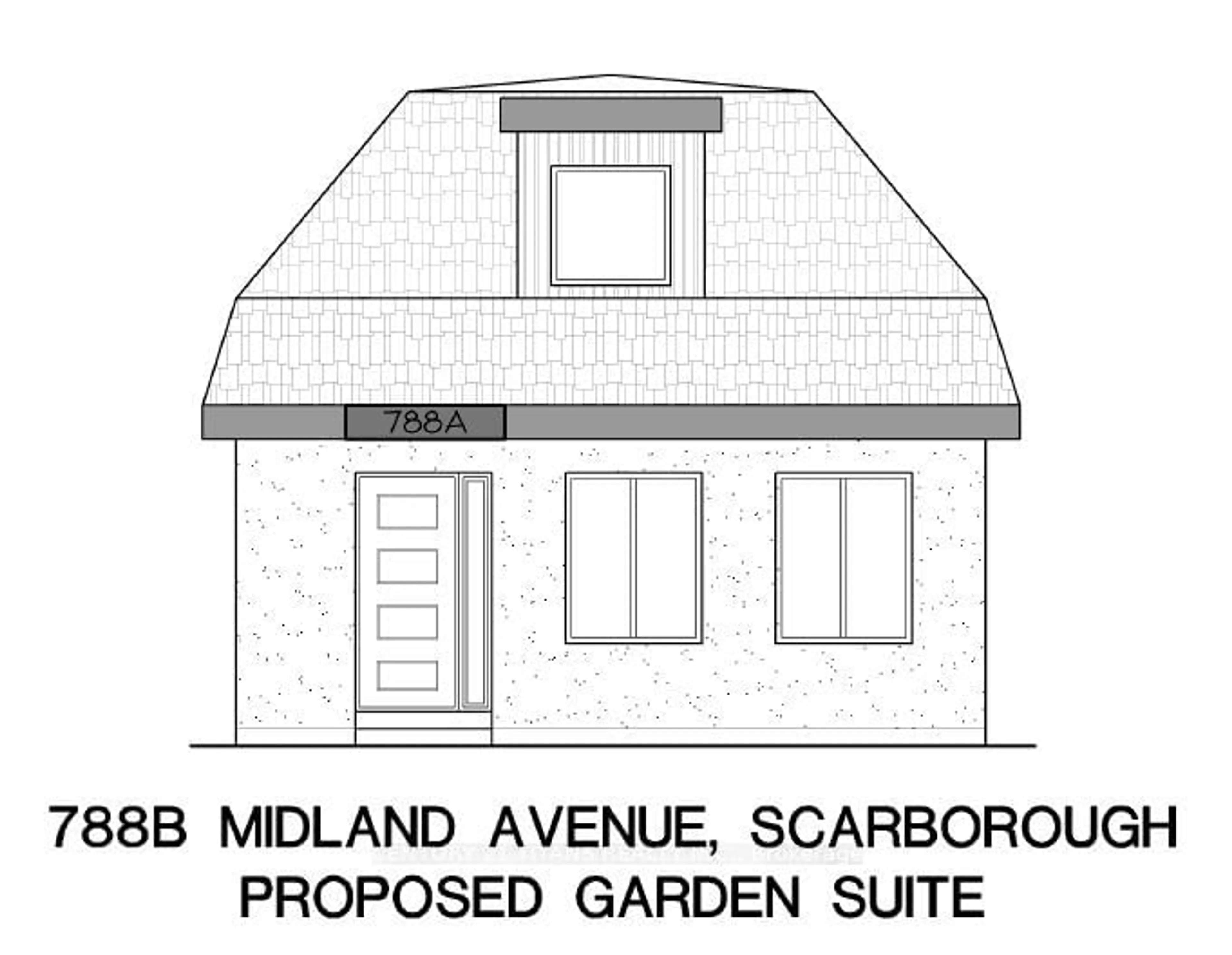 Floor plan for 788 - B Midland Ave #B, Toronto Ontario M1K 4E7