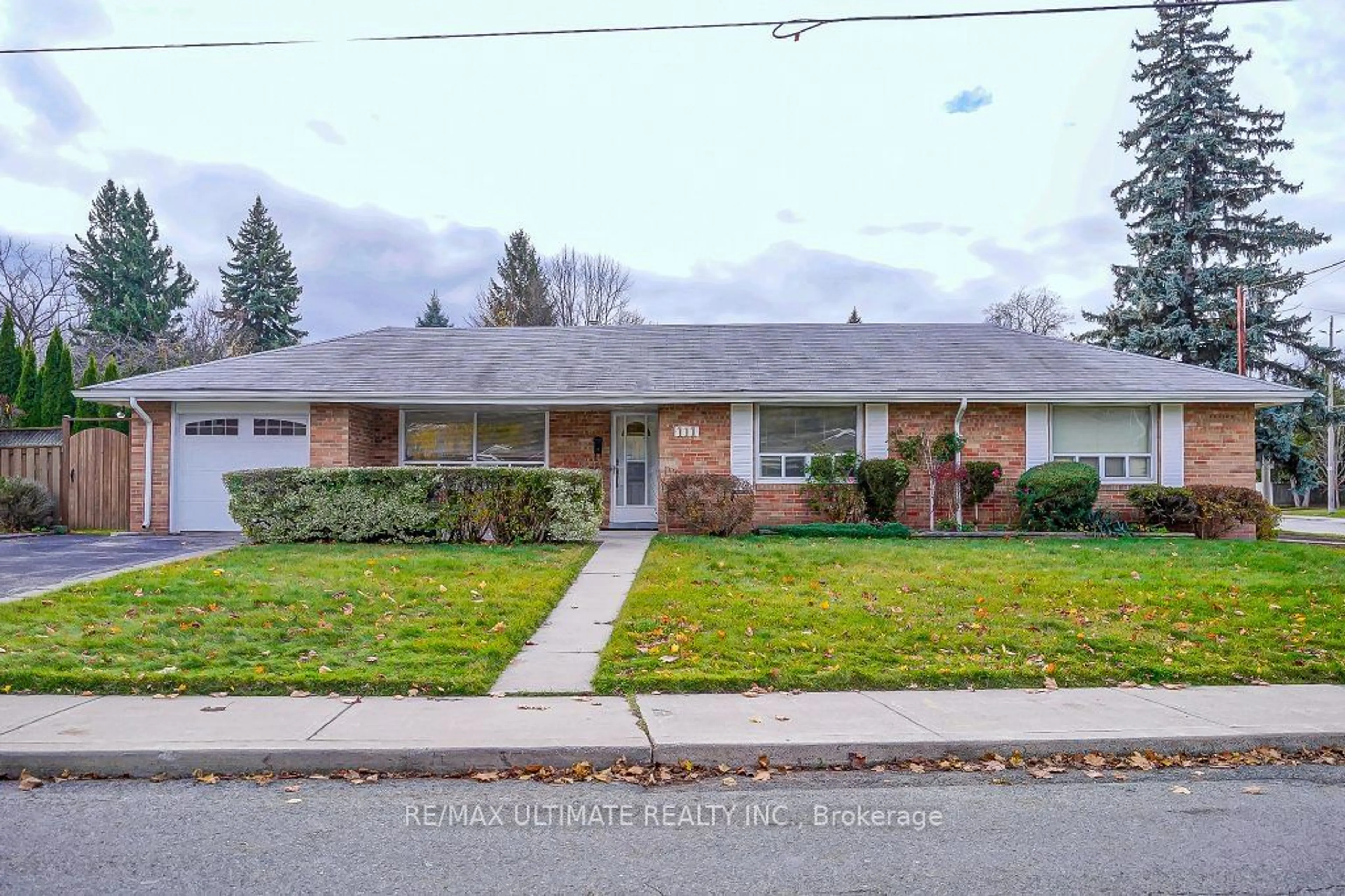 Frontside or backside of a home, the street view for 111 Rexleigh Dr, Toronto Ontario M4B 2N1