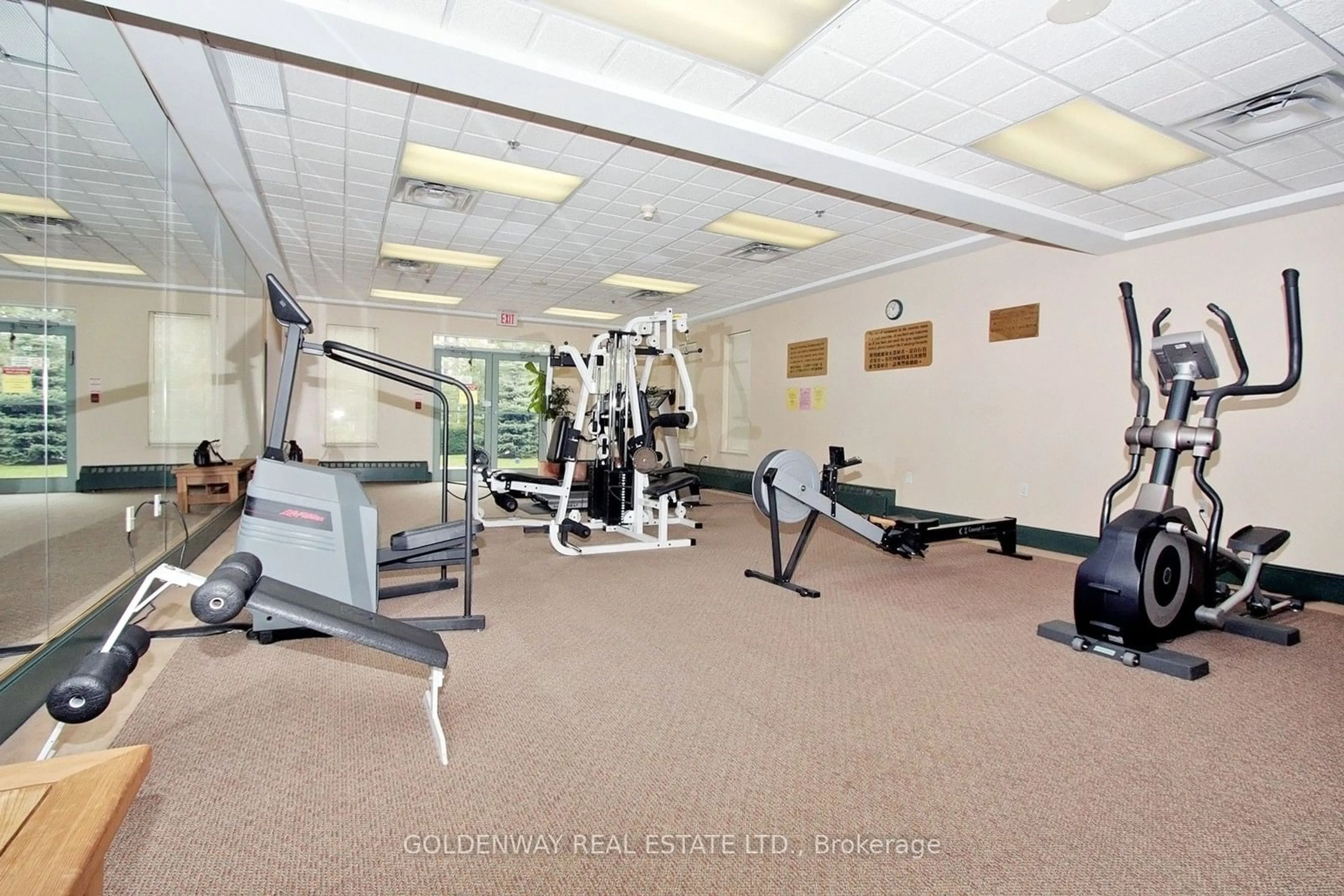 Gym or fitness room for 2628 McCowan Rd #812, Toronto Ontario M1S 5J8