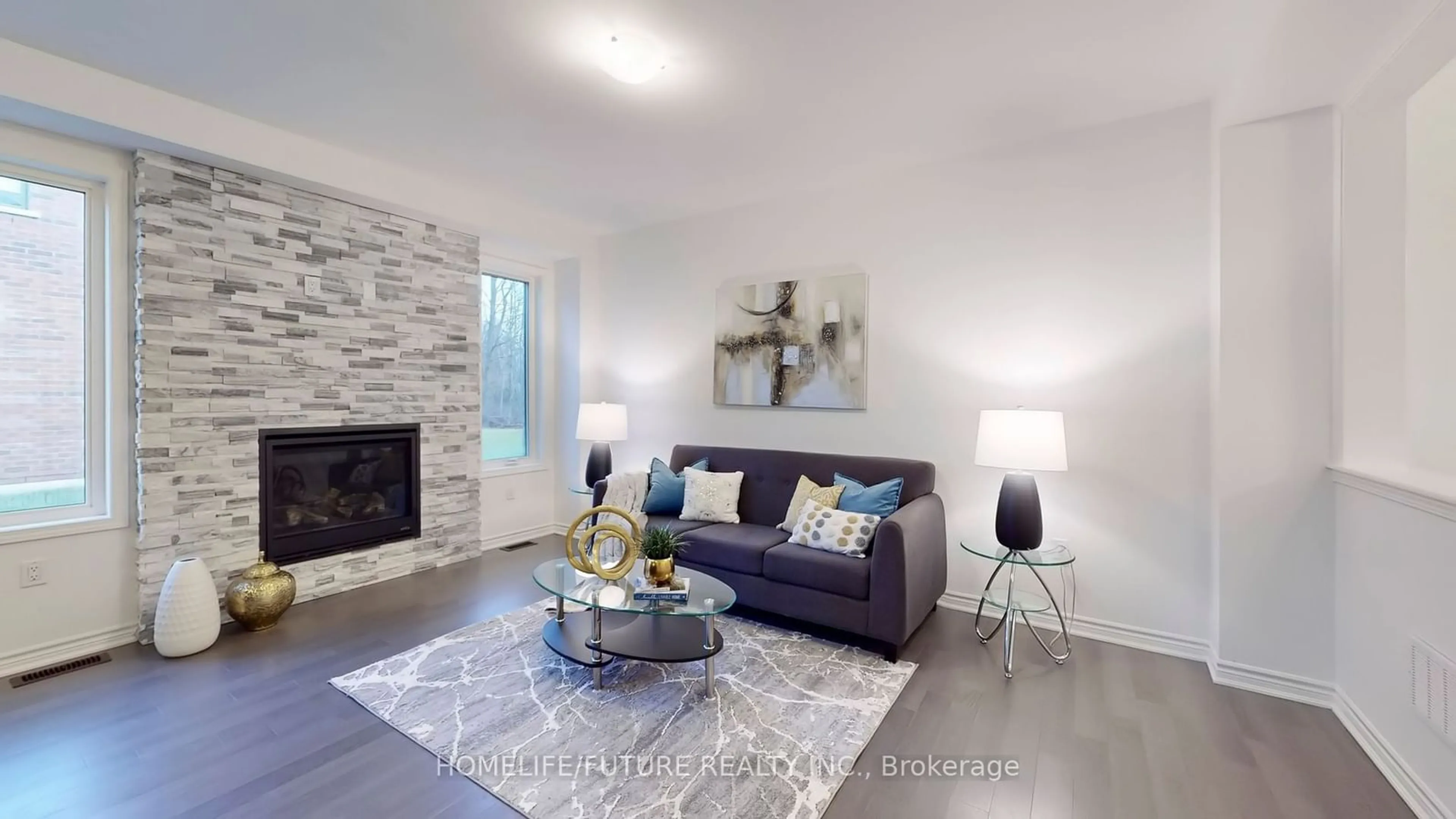 Living room, wood floors for 2979 Heartwood Lane, Pickering Ontario L1X 0P1