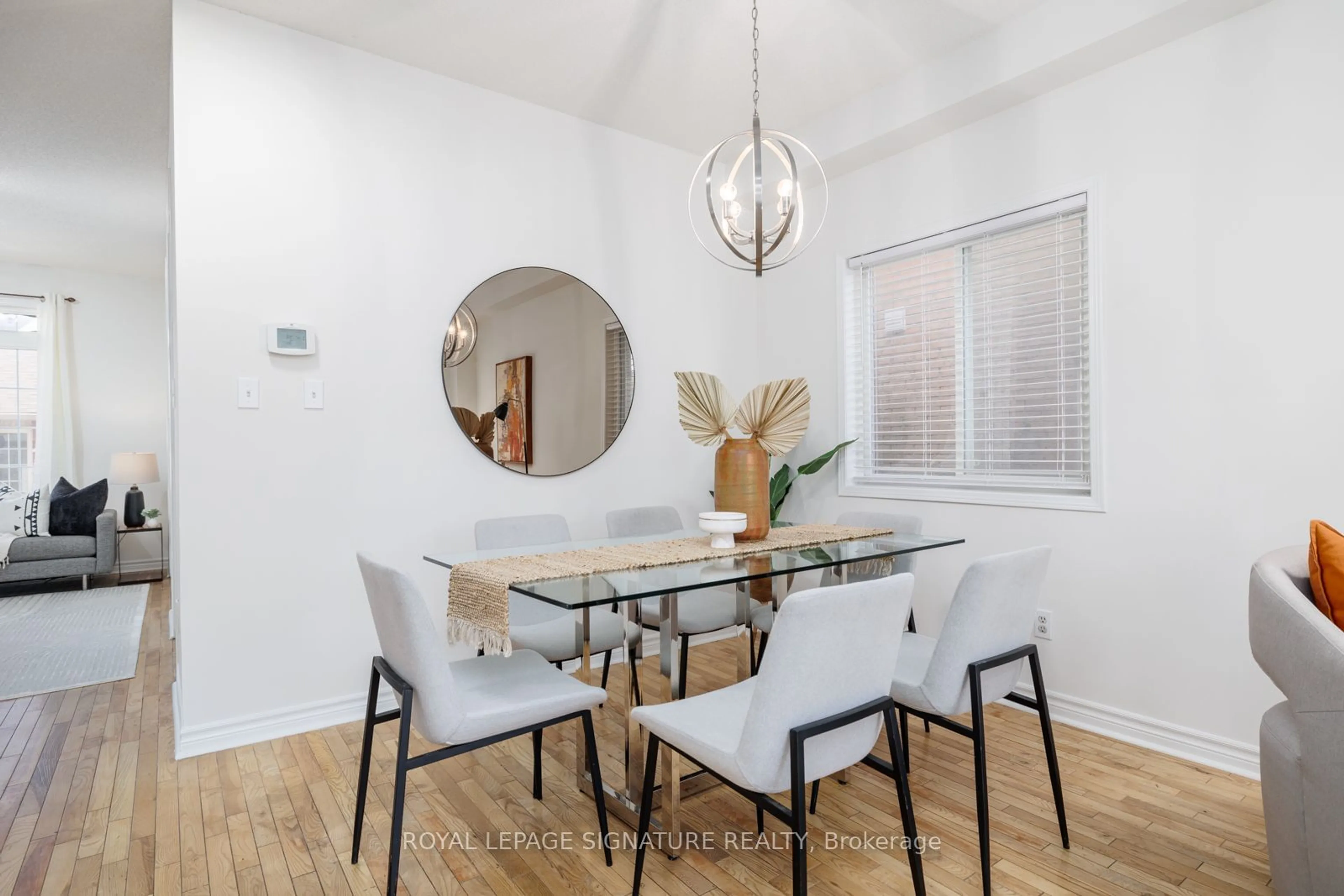 Dining room, wood floors for 7 Salt Dr, Ajax Ontario L1S 7P2