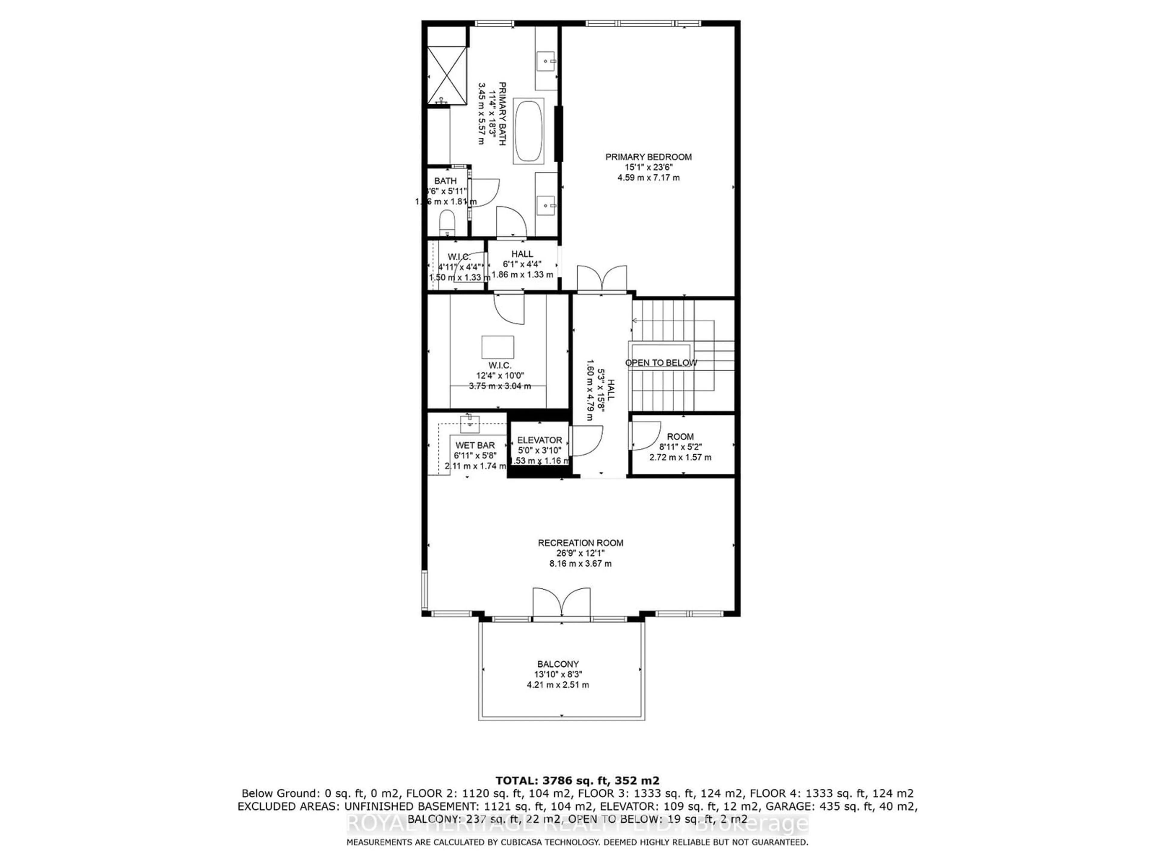 Floor plan for Lot 8 Inverlynn Way, Whitby Ontario L1N 2S6