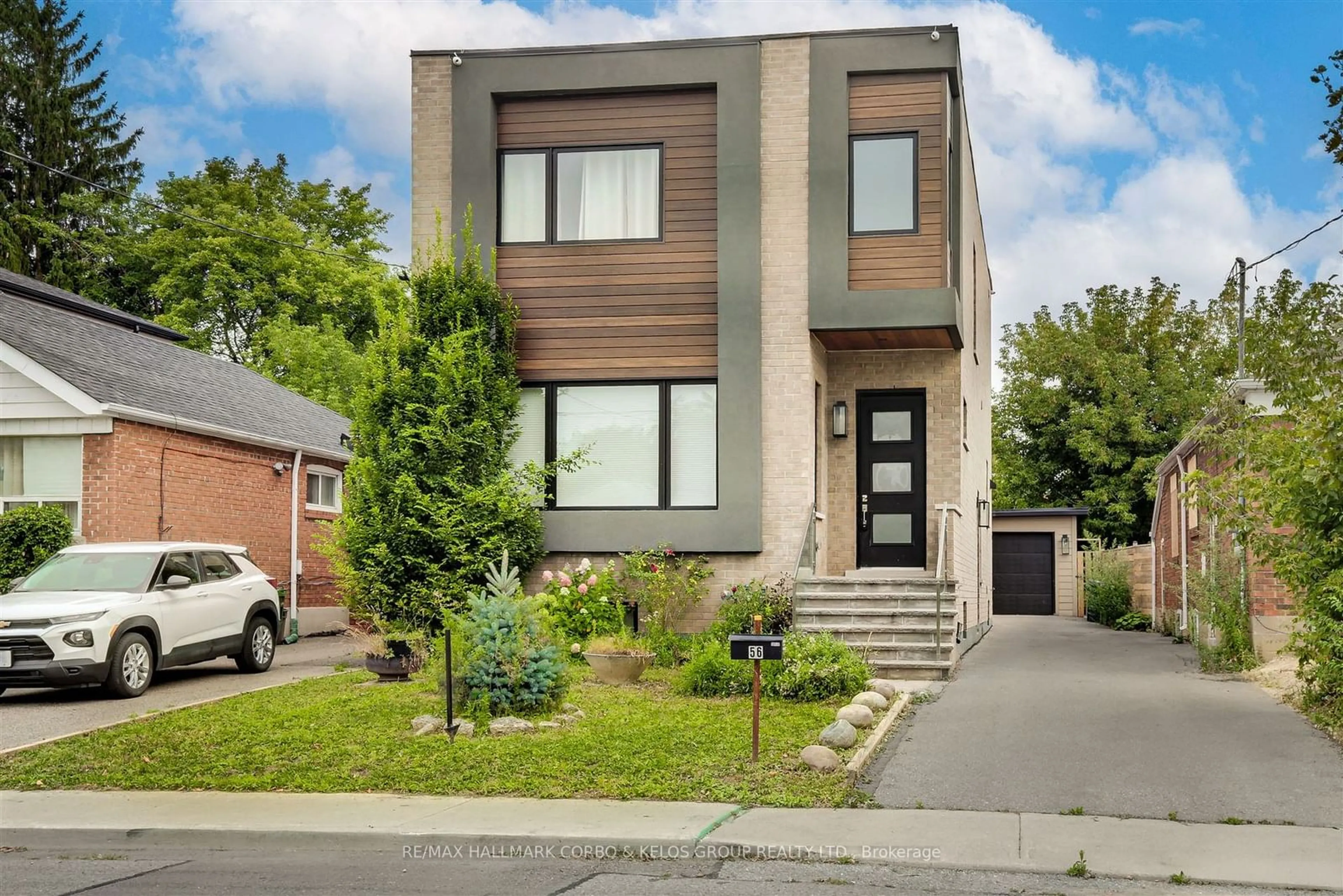 Home with brick exterior material for 56 Joanith Dr, Toronto Ontario M4B 1S7