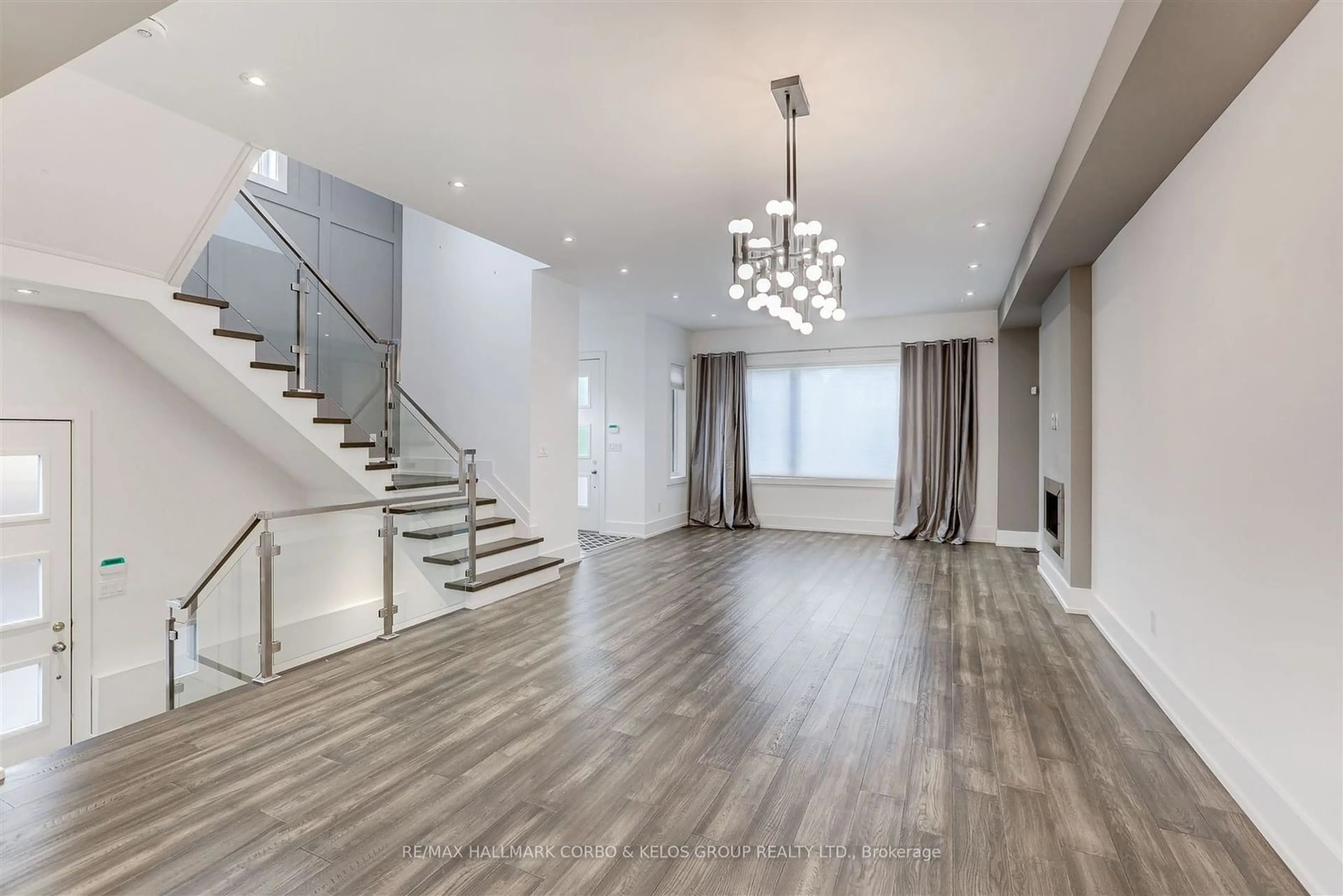 Indoor foyer, wood floors for 56 Joanith Dr, Toronto Ontario M4B 1S7