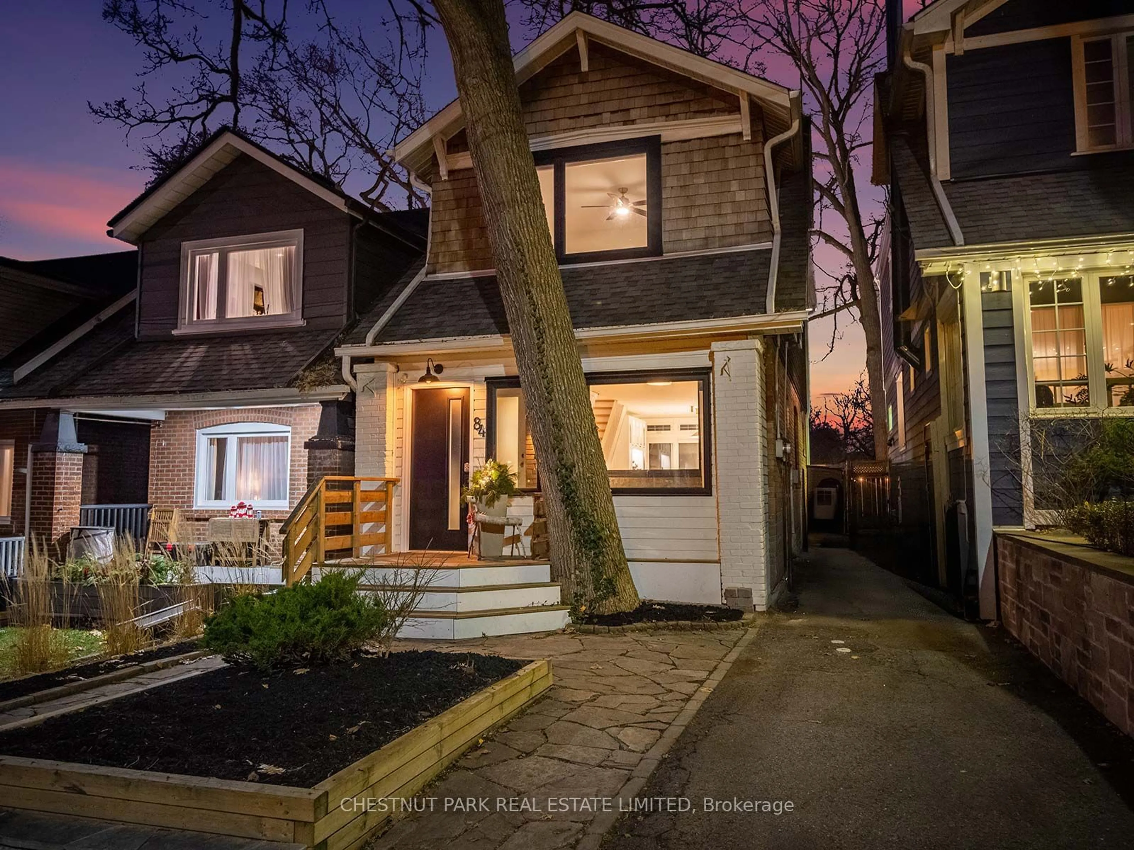 Frontside or backside of a home, cottage for 84 Glenmount Park Rd, Toronto Ontario M4E 2N2