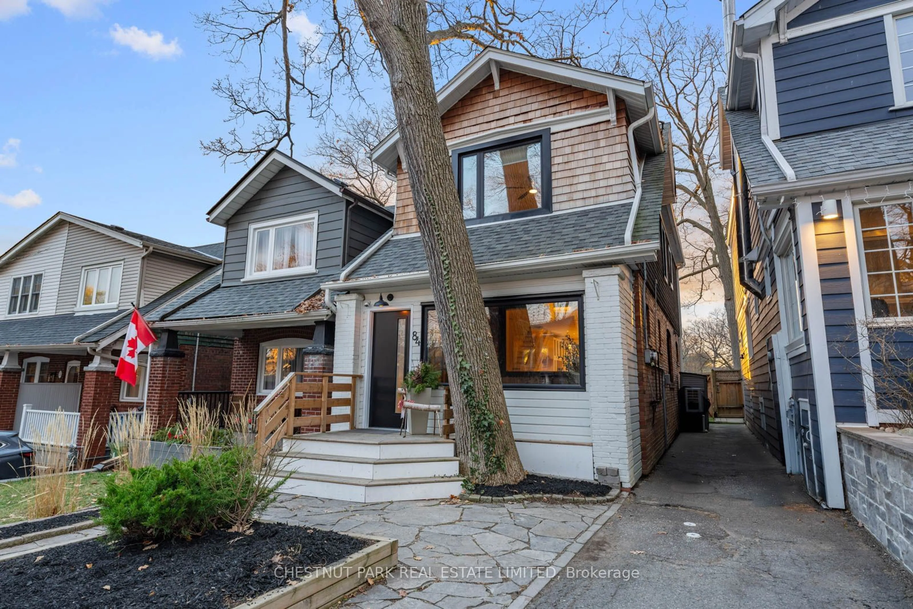 Frontside or backside of a home, cottage for 84 Glenmount Park Rd, Toronto Ontario M4E 2N2