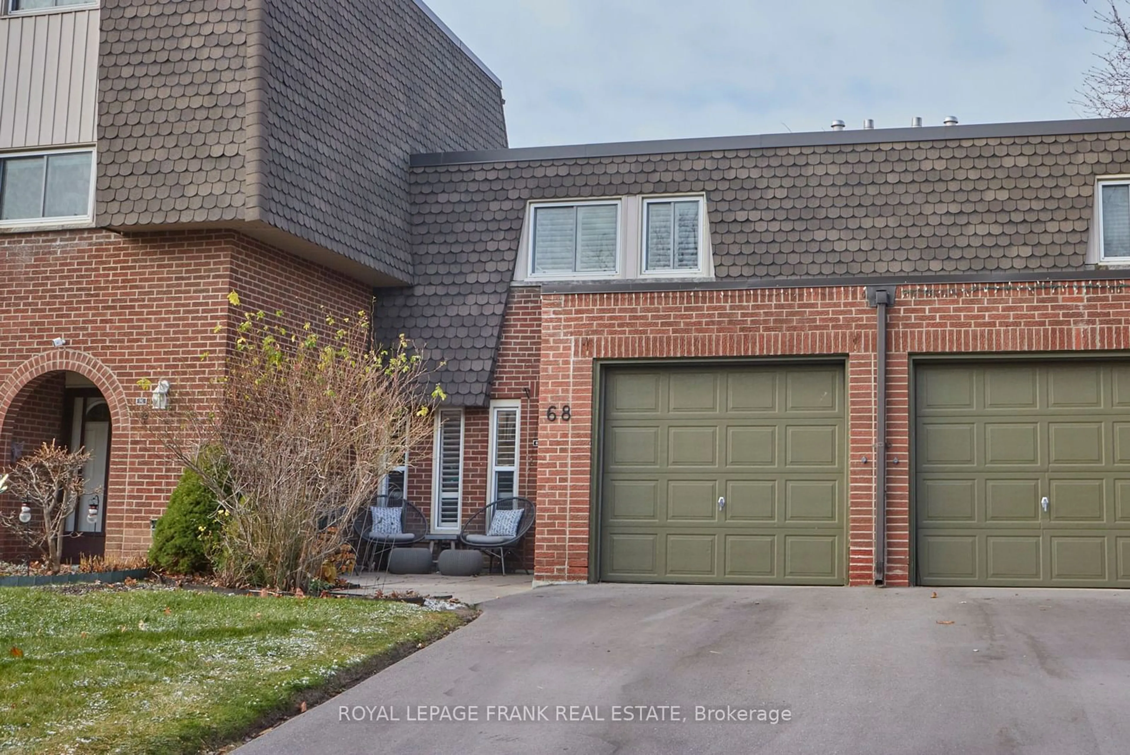 A pic from exterior of the house or condo, the street view for 68 Deacon Lane, Ajax Ontario L1S 2T3