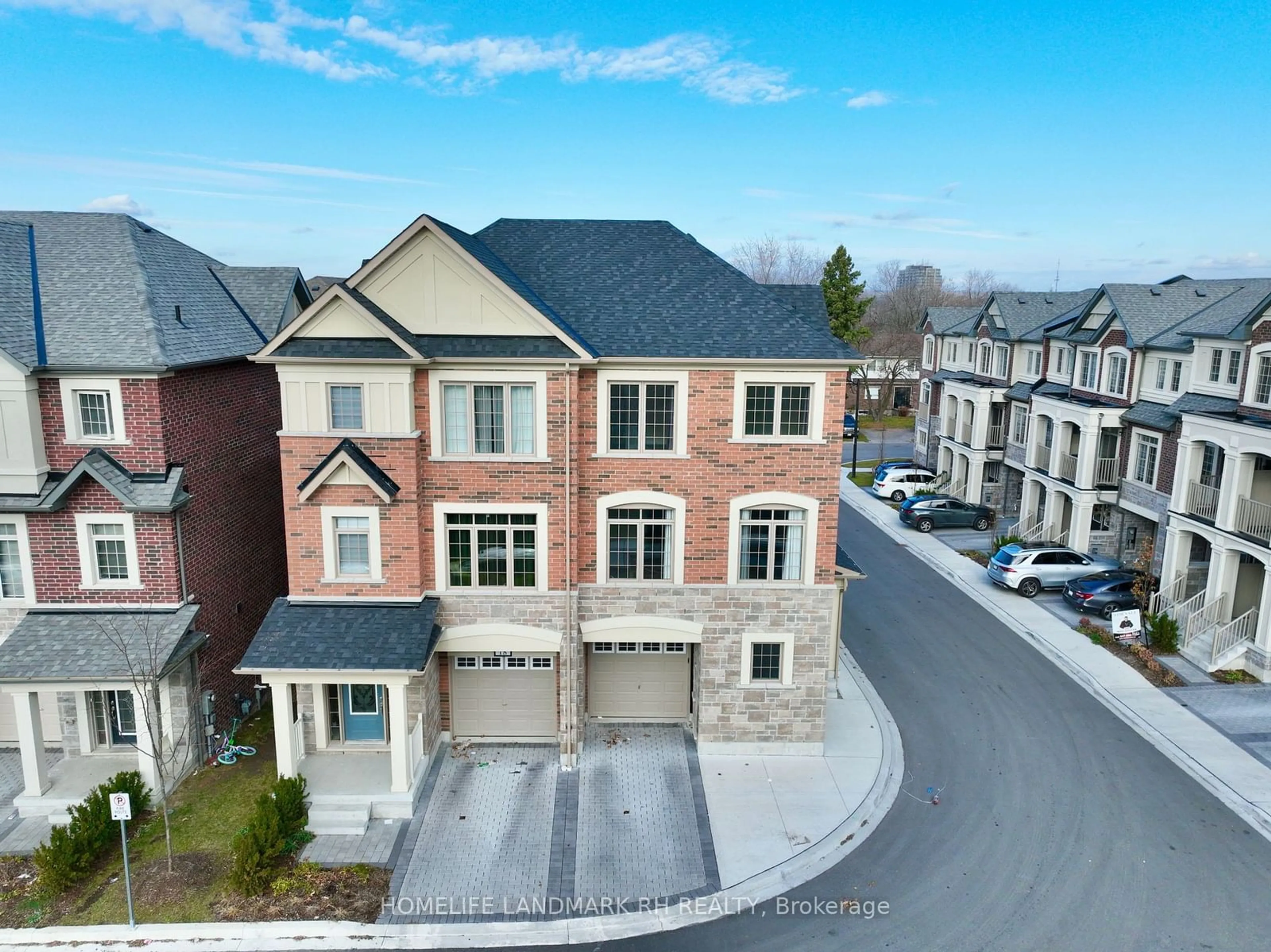 A pic from exterior of the house or condo, the street view for 20 Healthcote Lane, Ajax Ontario L1Z 0V2