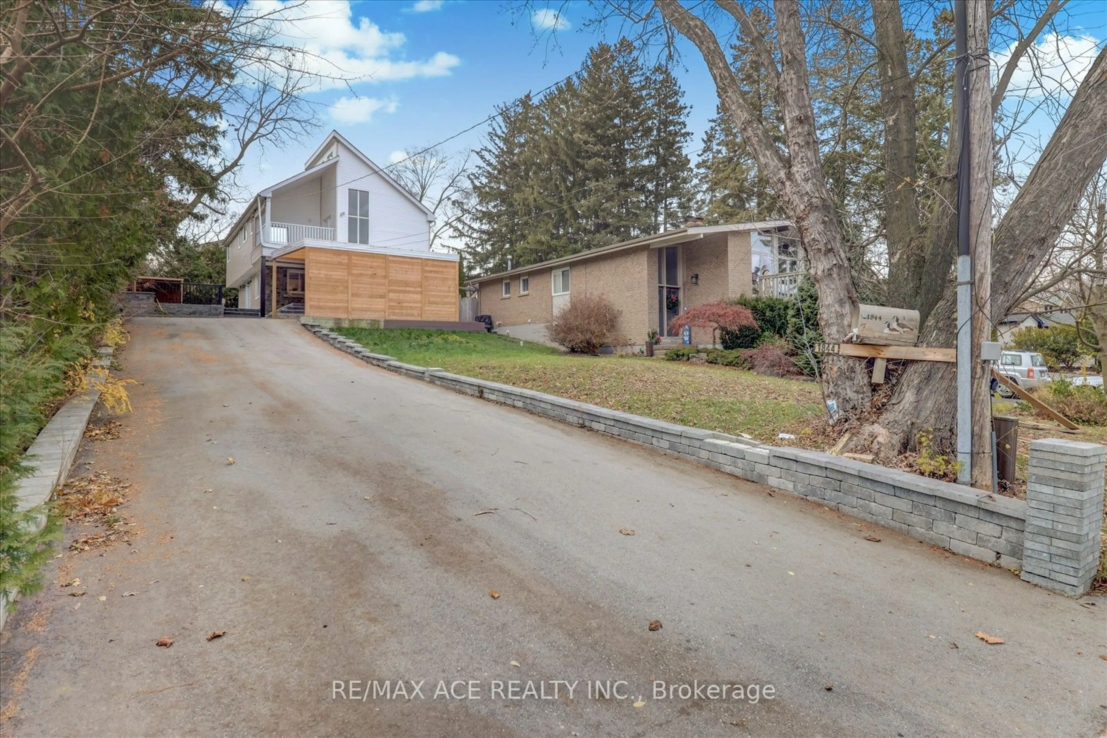 Frontside or backside of a home, the street view for 1844 Spruce Hill Rd, Pickering Ontario L1V 1S4