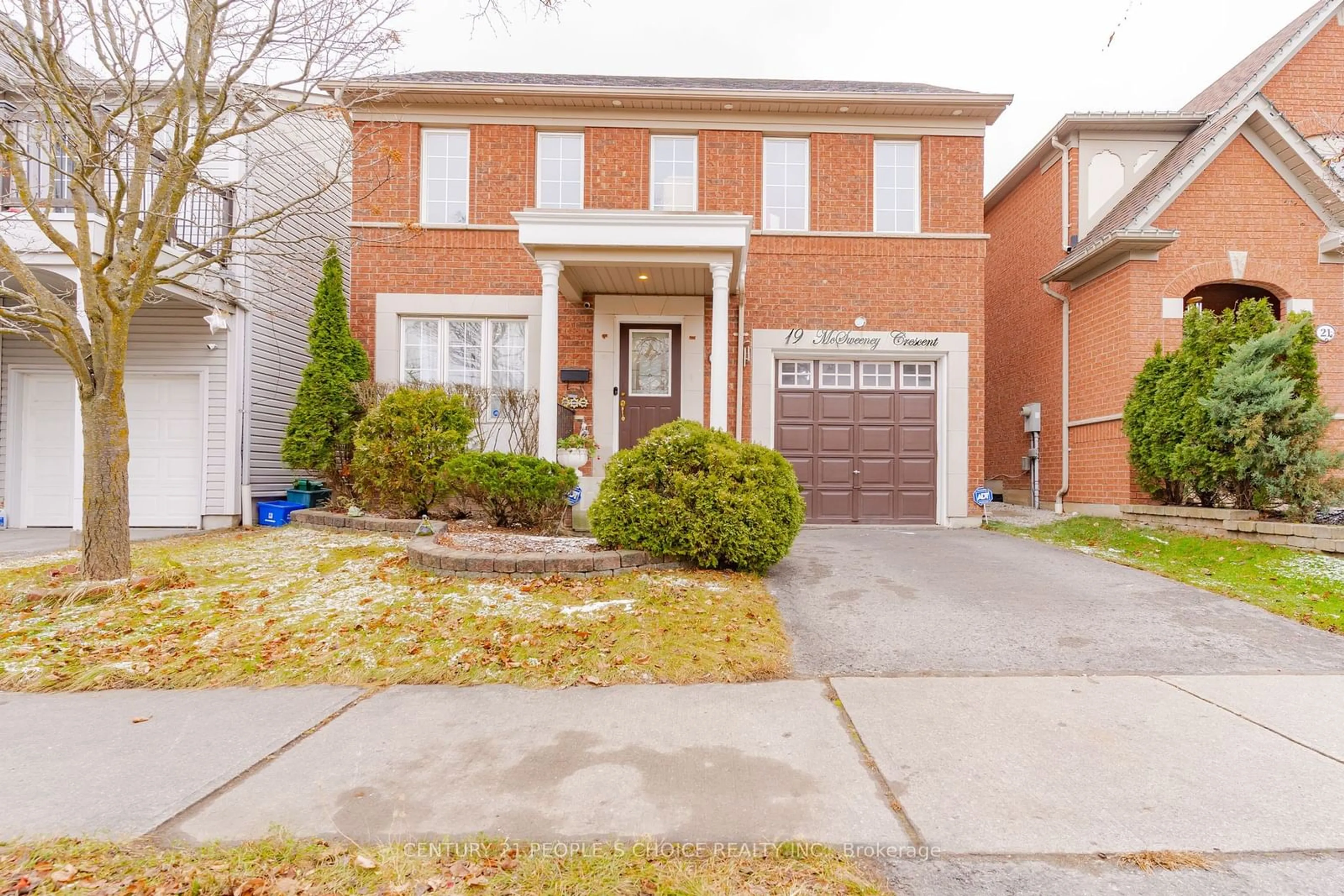 Home with brick exterior material for 19 Mcsweeney Cres, Ajax Ontario L1T 4C7