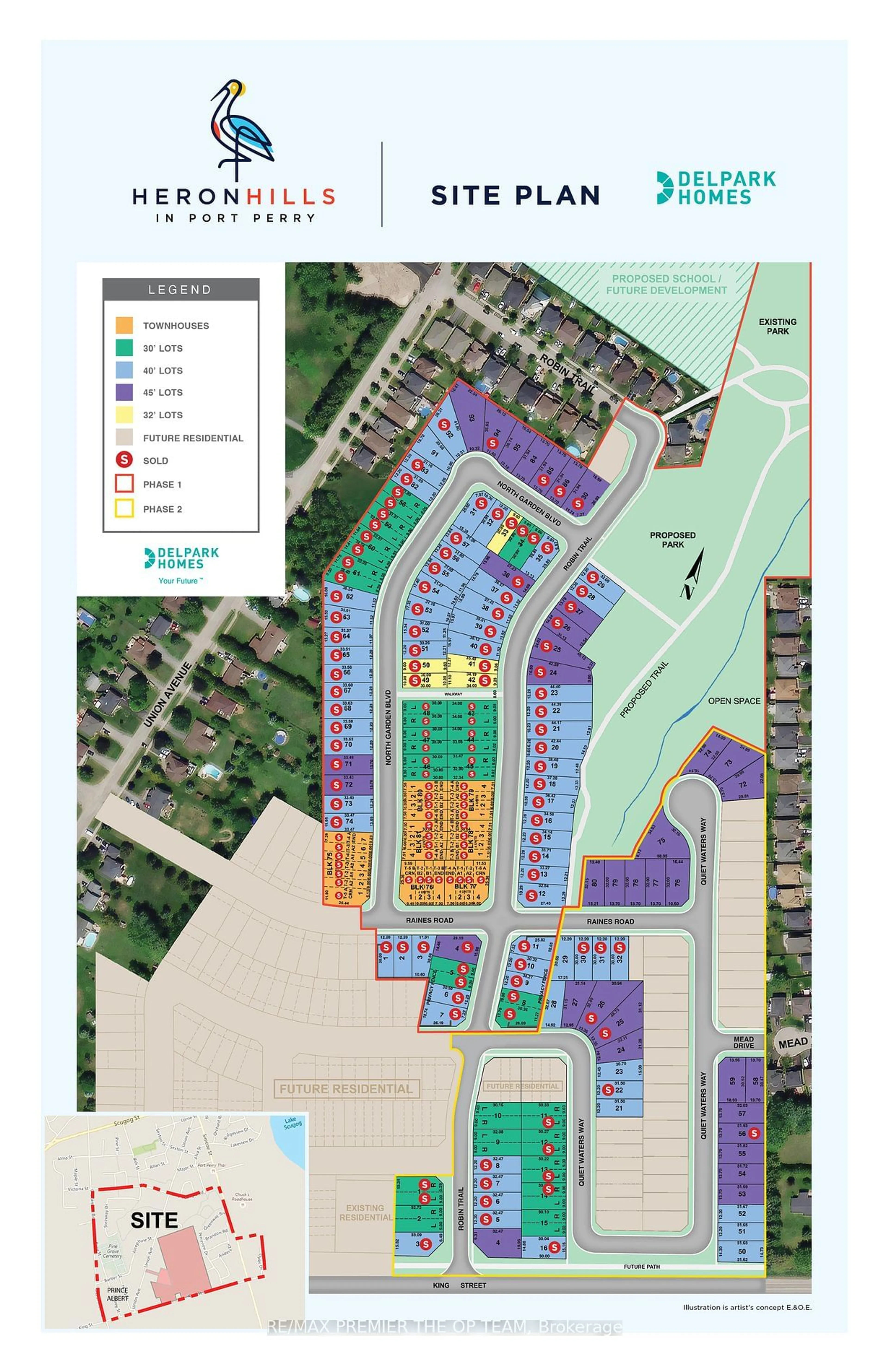 Floor plan for Lot1 North Garden (Blk76) Blvd, Scugog Ontario L9L 1C2