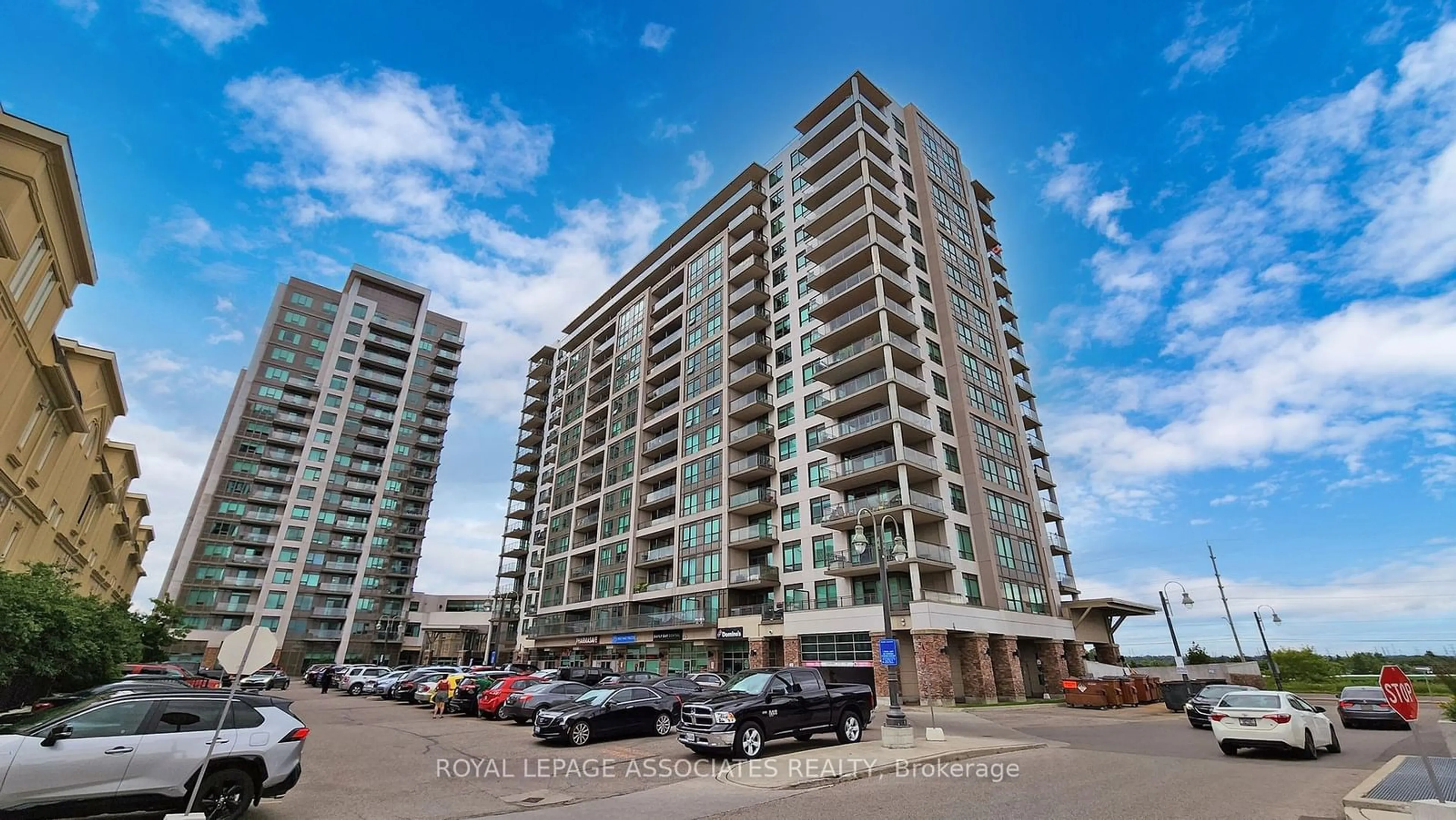 A pic from exterior of the house or condo, the street view for 1235 Bayly St #1012, Pickering Ontario L1W 1L7