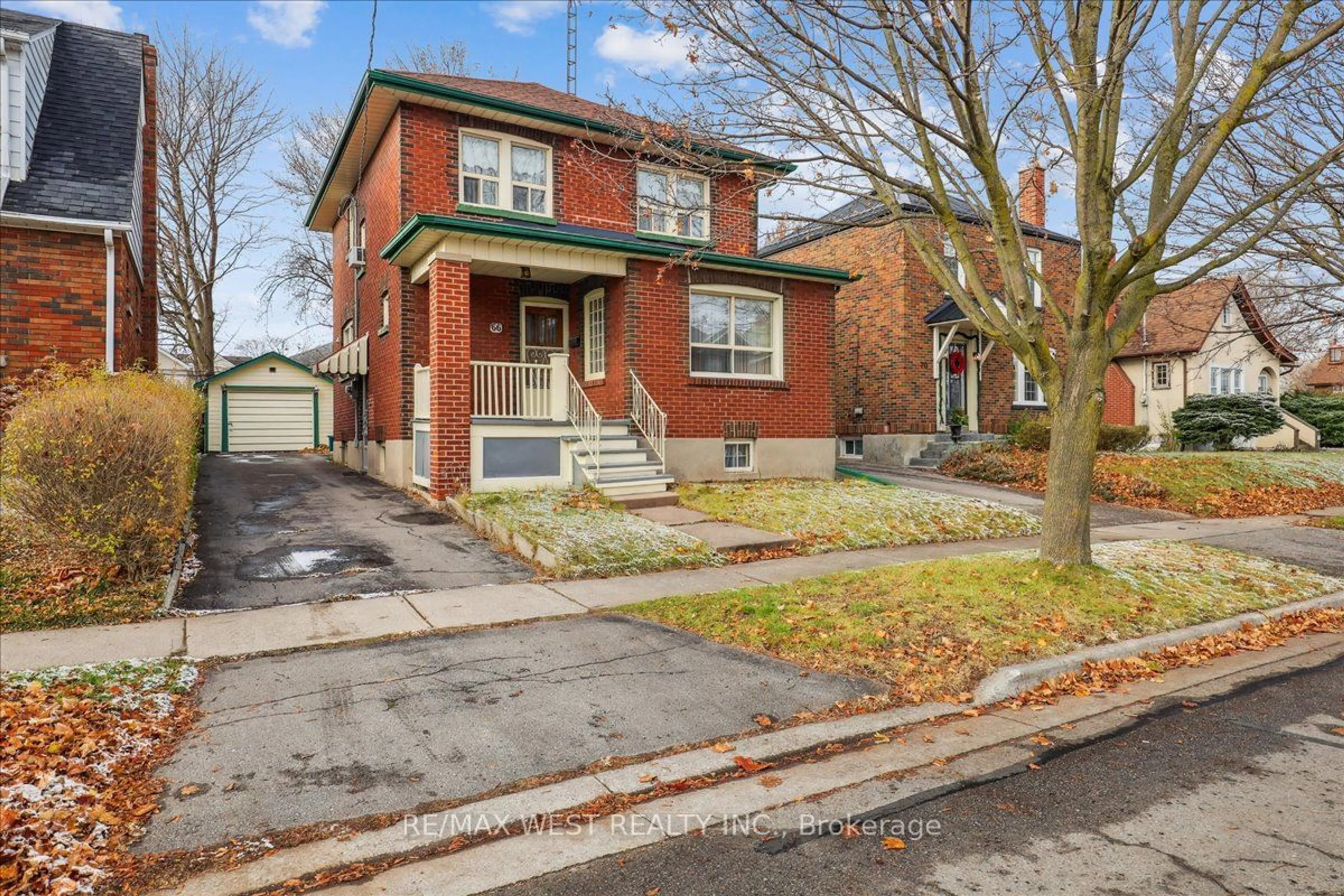 Home with brick exterior material for 66 Warren Ave, Oshawa Ontario L1J 4G2