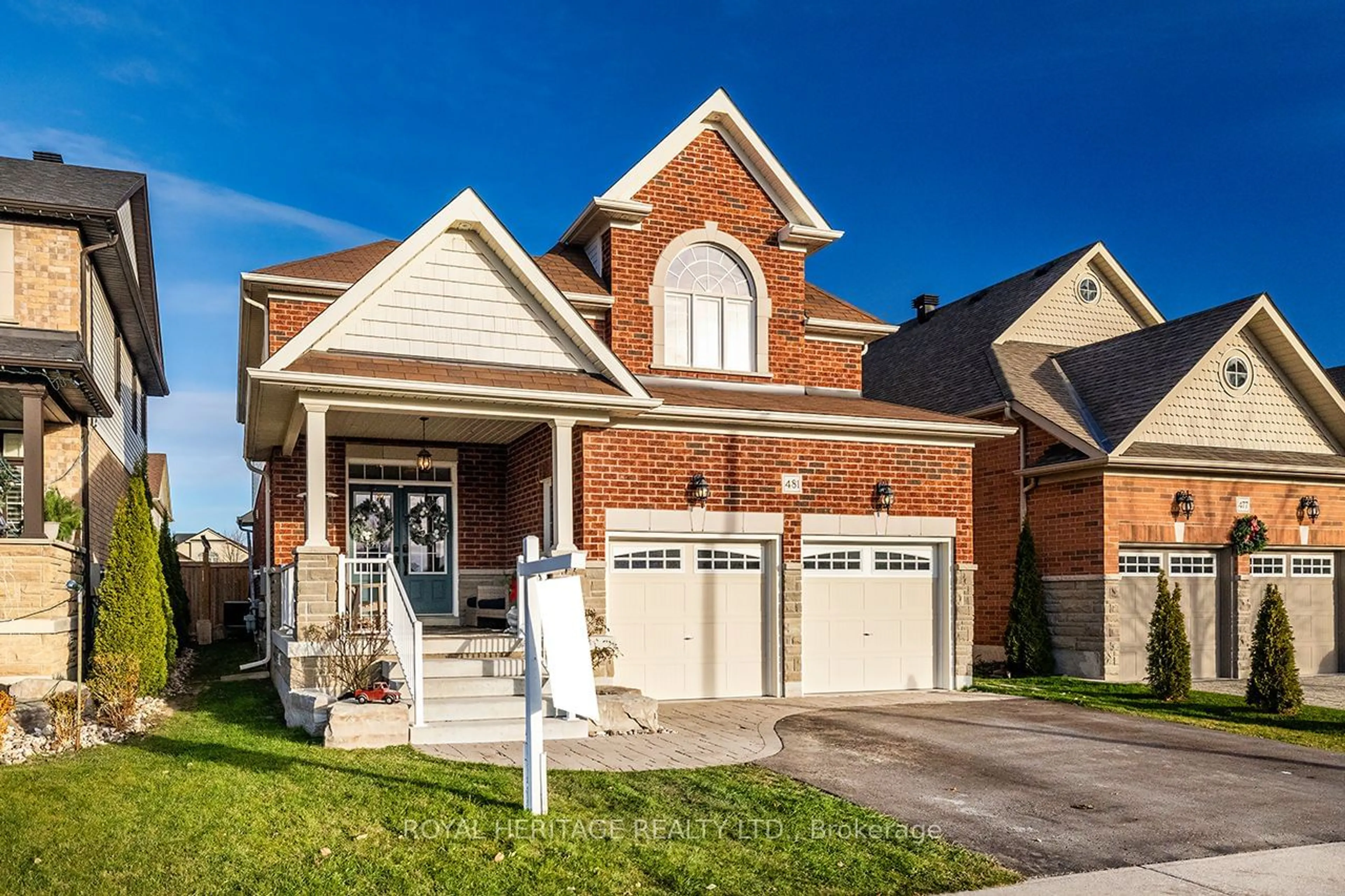 Home with brick exterior material for 481 West Scugog Lane, Clarington Ontario L1C 0G5