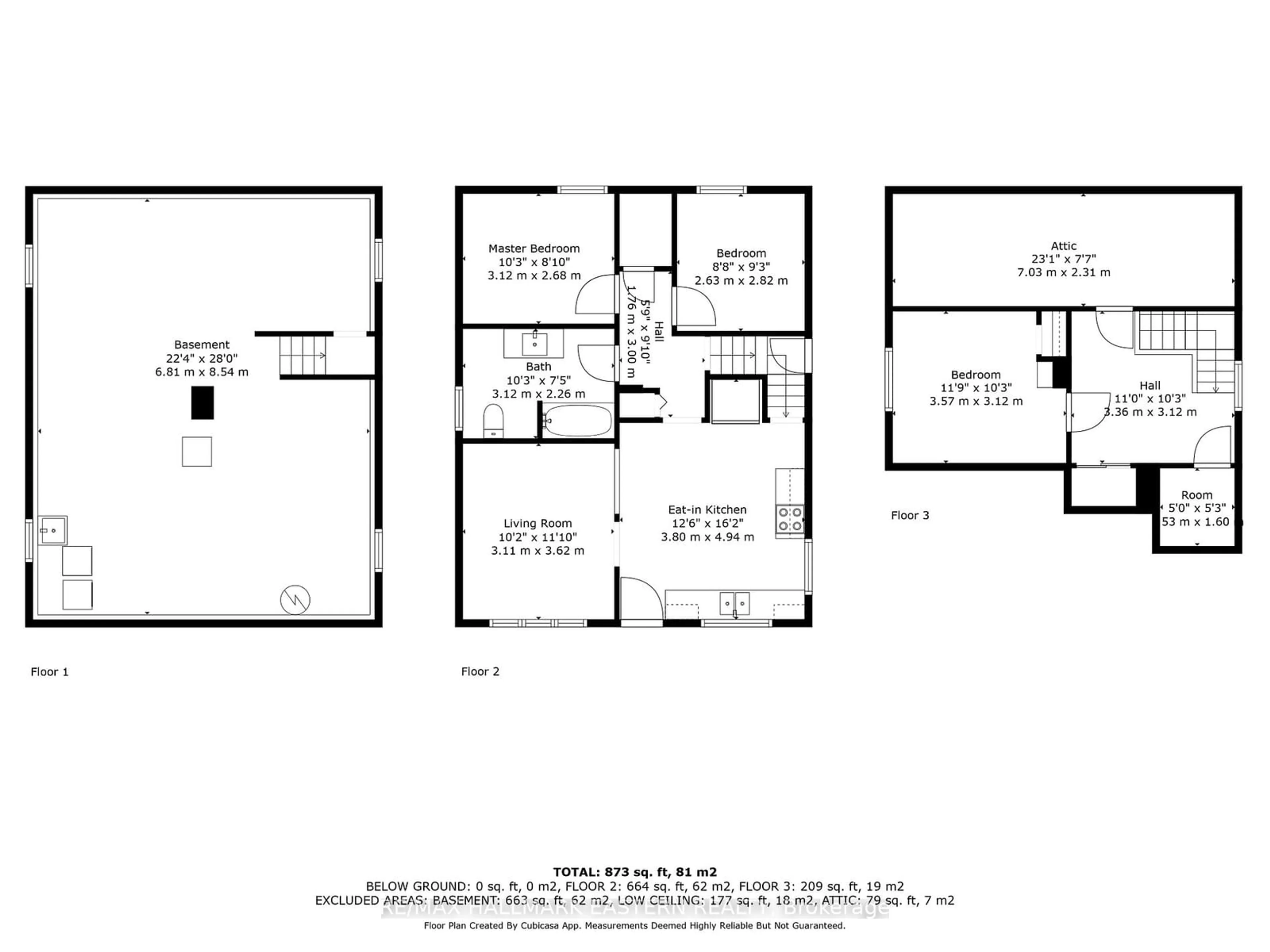 Floor plan for 114 Thomas St, Oshawa Ontario L1H 3W8