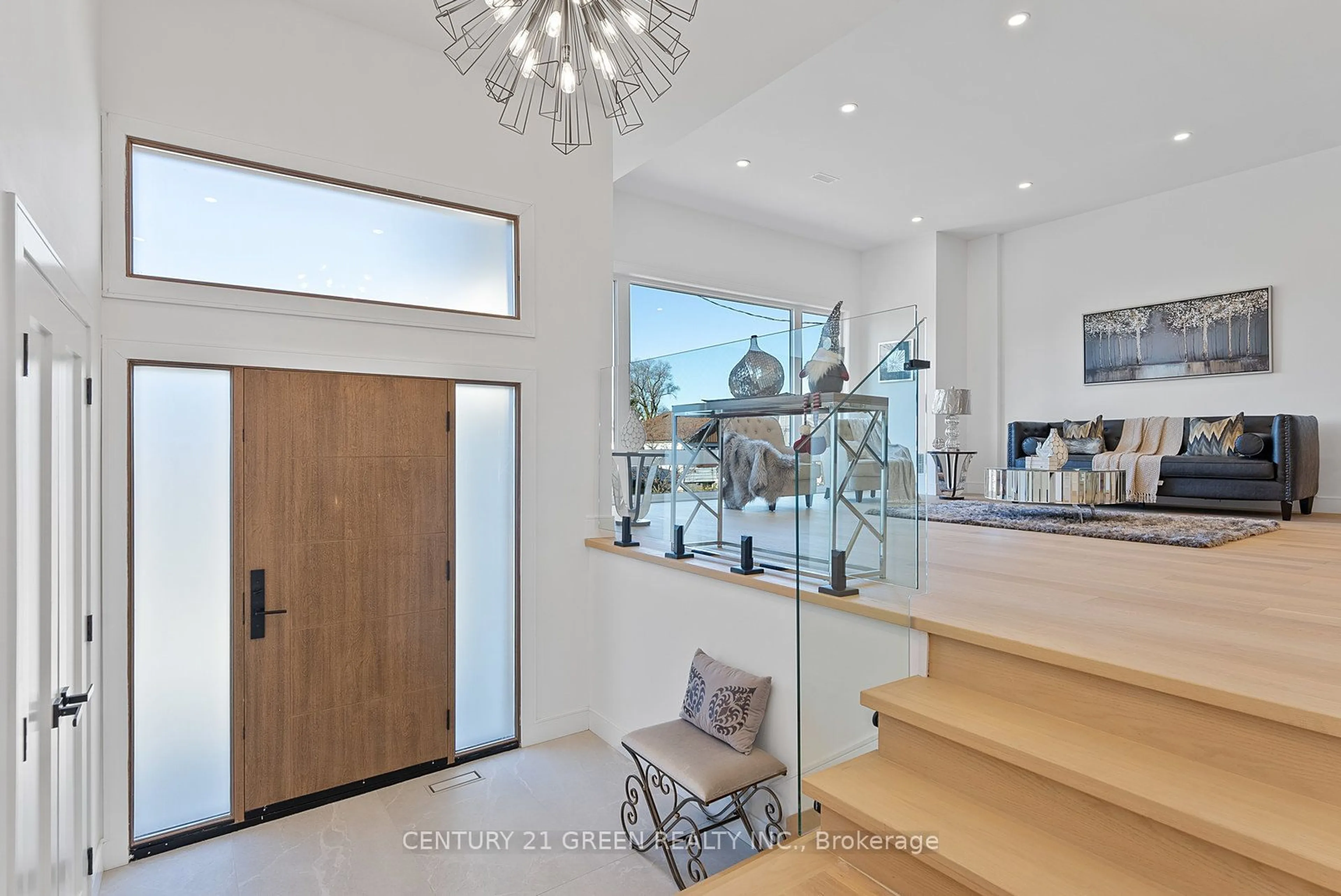 Indoor foyer, wood floors for 67 Bexhill Ave, Toronto Ontario M1L 3B7