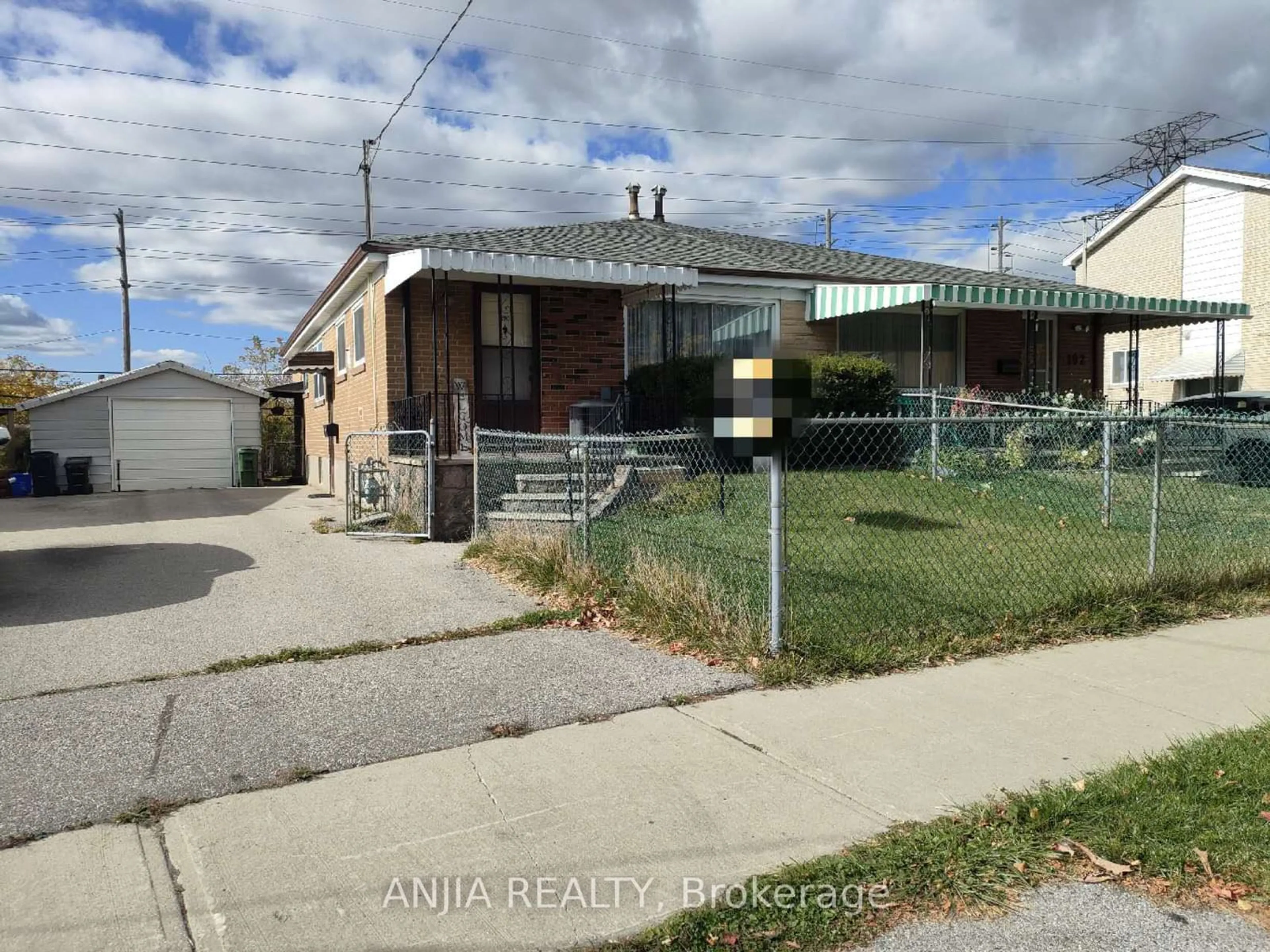 Frontside or backside of a home, the street view for 190 Santamonica Blvd, Toronto Ontario M1L 4H6