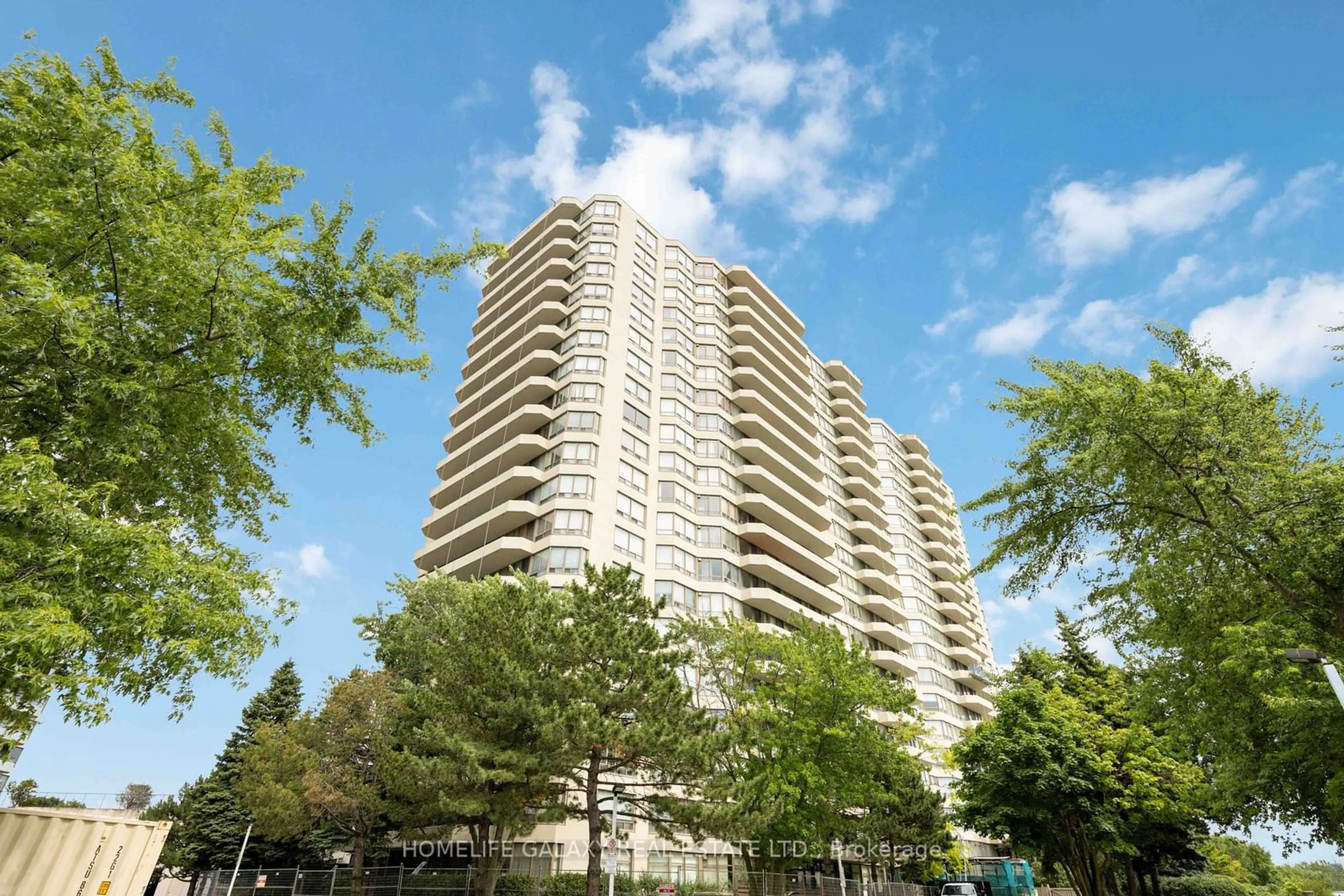 A pic from exterior of the house or condo, the front or back of building for 1 Greystone Walk Dr #884, Toronto Ontario M1K 5J3